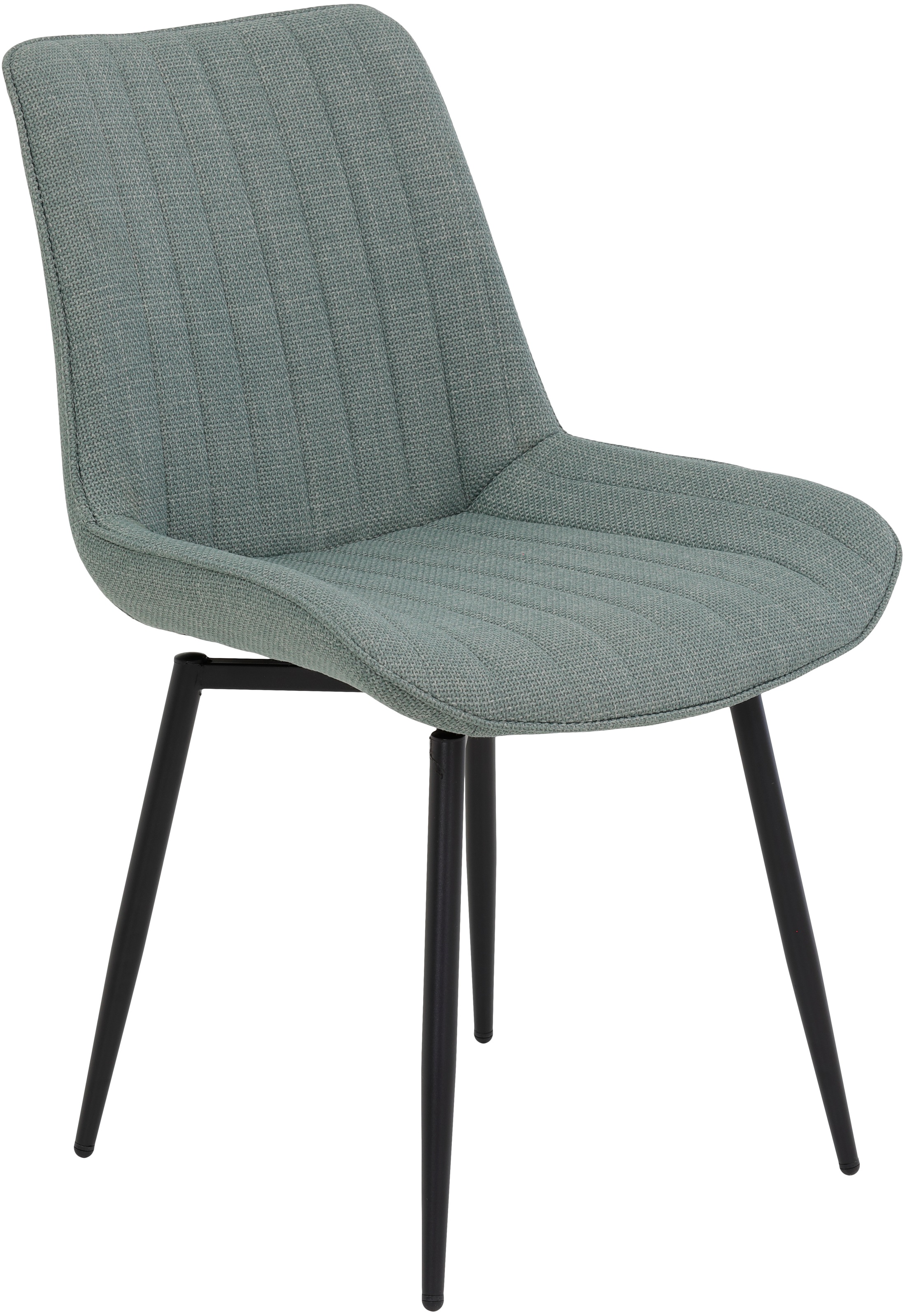HELA Drehstuhl »Vierfußstuhl BERGEN«, (Set), 2 St., Webstoff, Esszimmerstuhl, XL-Sitzbreite, 360° drehbar