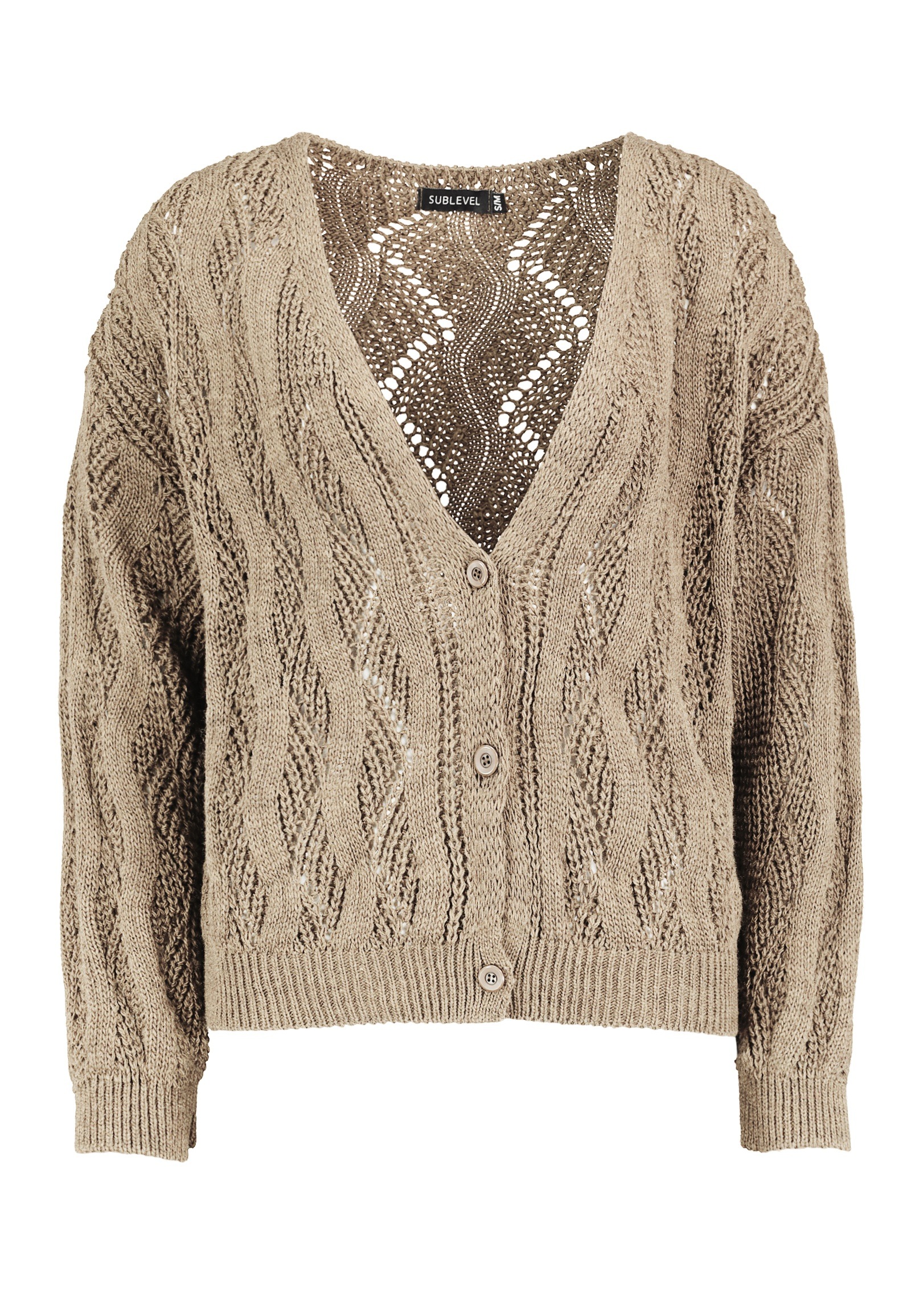 SUBLEVEL Cardigan, aus Strick