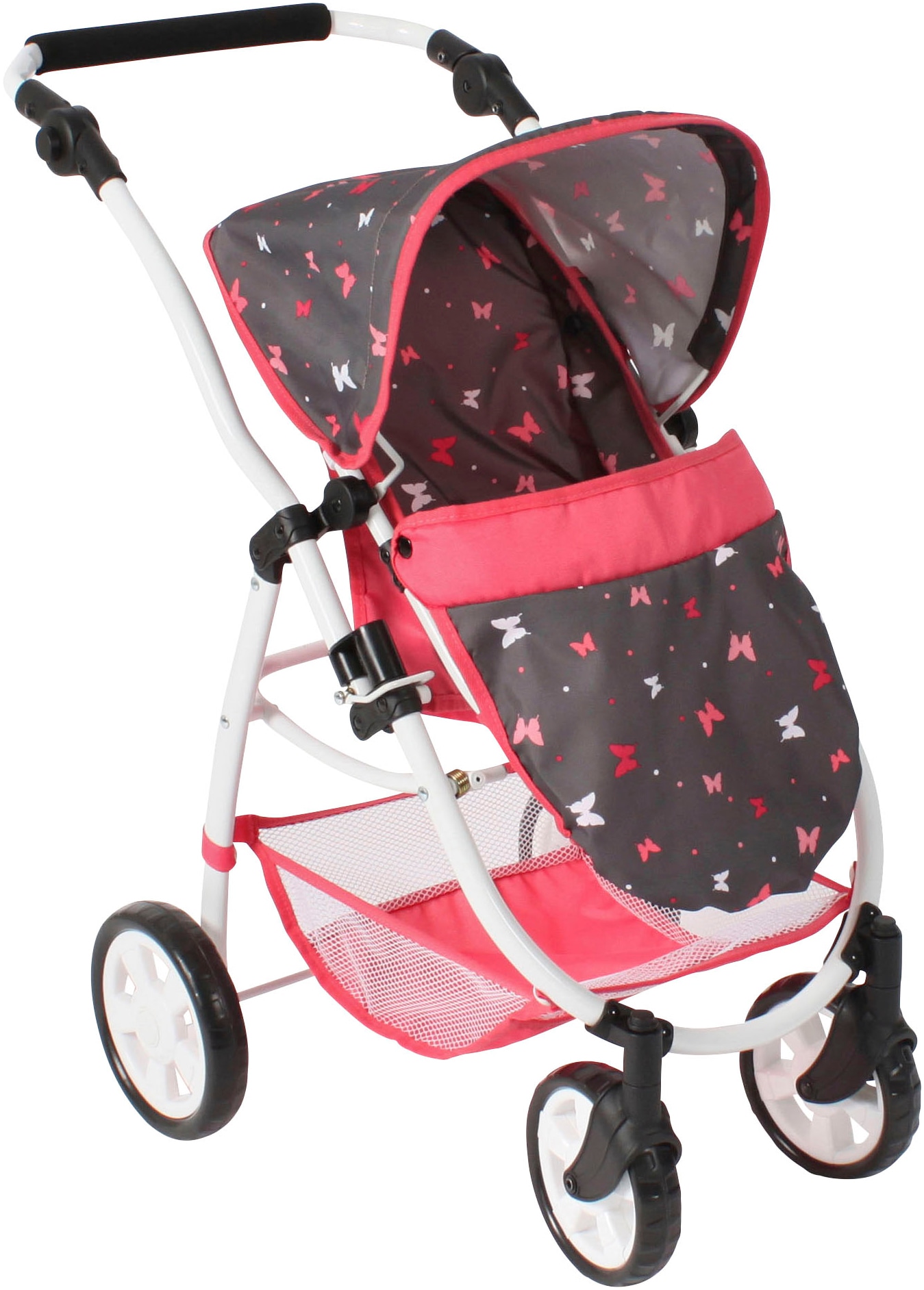 CHIC2000 Kombi-Puppenwagen »Emotion 2.0, Butterfly«, inkl. Babywanne, Sportwagenaufsatz und Autositz