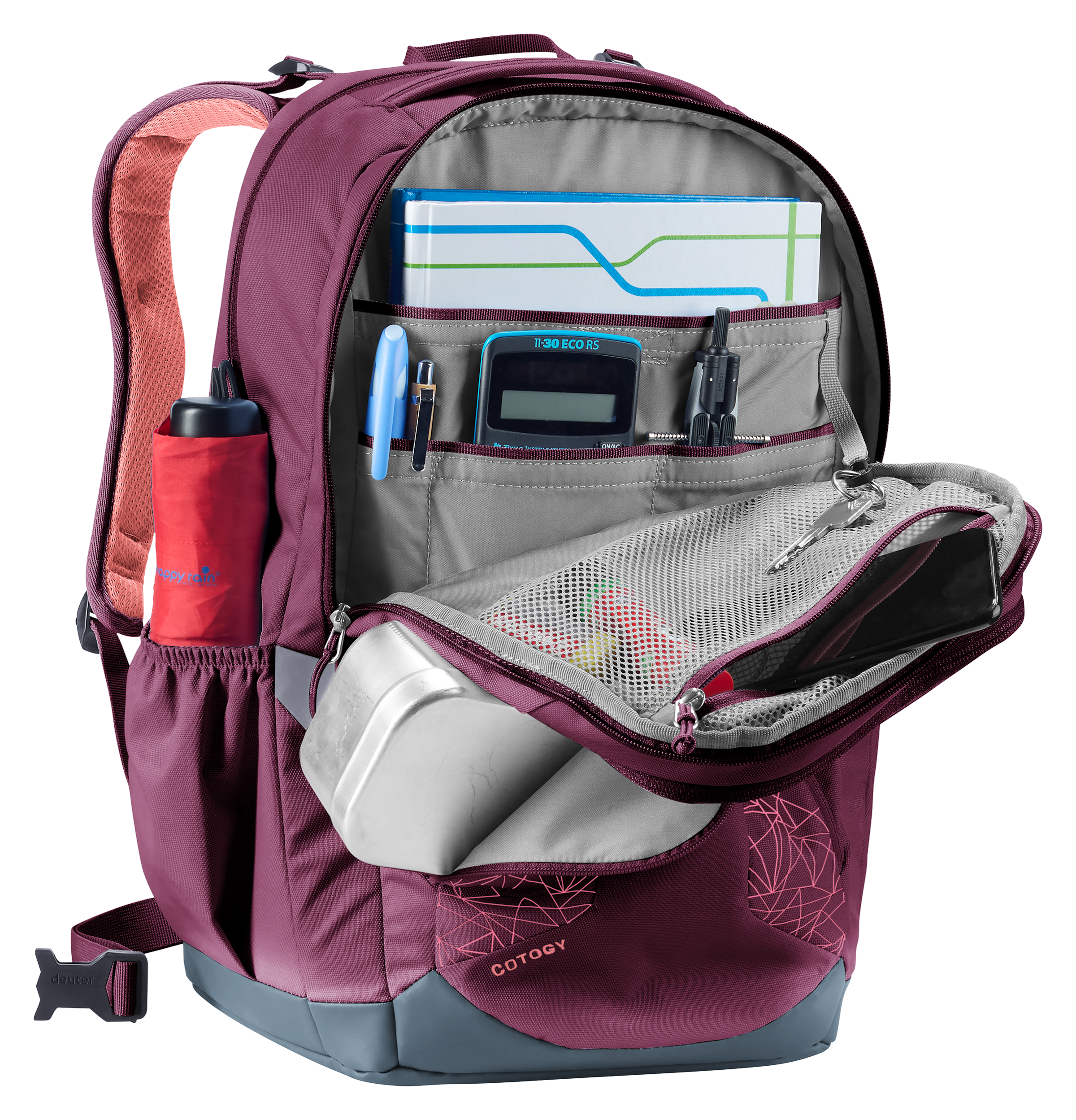 deuter Schulrucksack »COTOGY« mit vielseitigen Organisationstaschen, 28 Liter Volumen