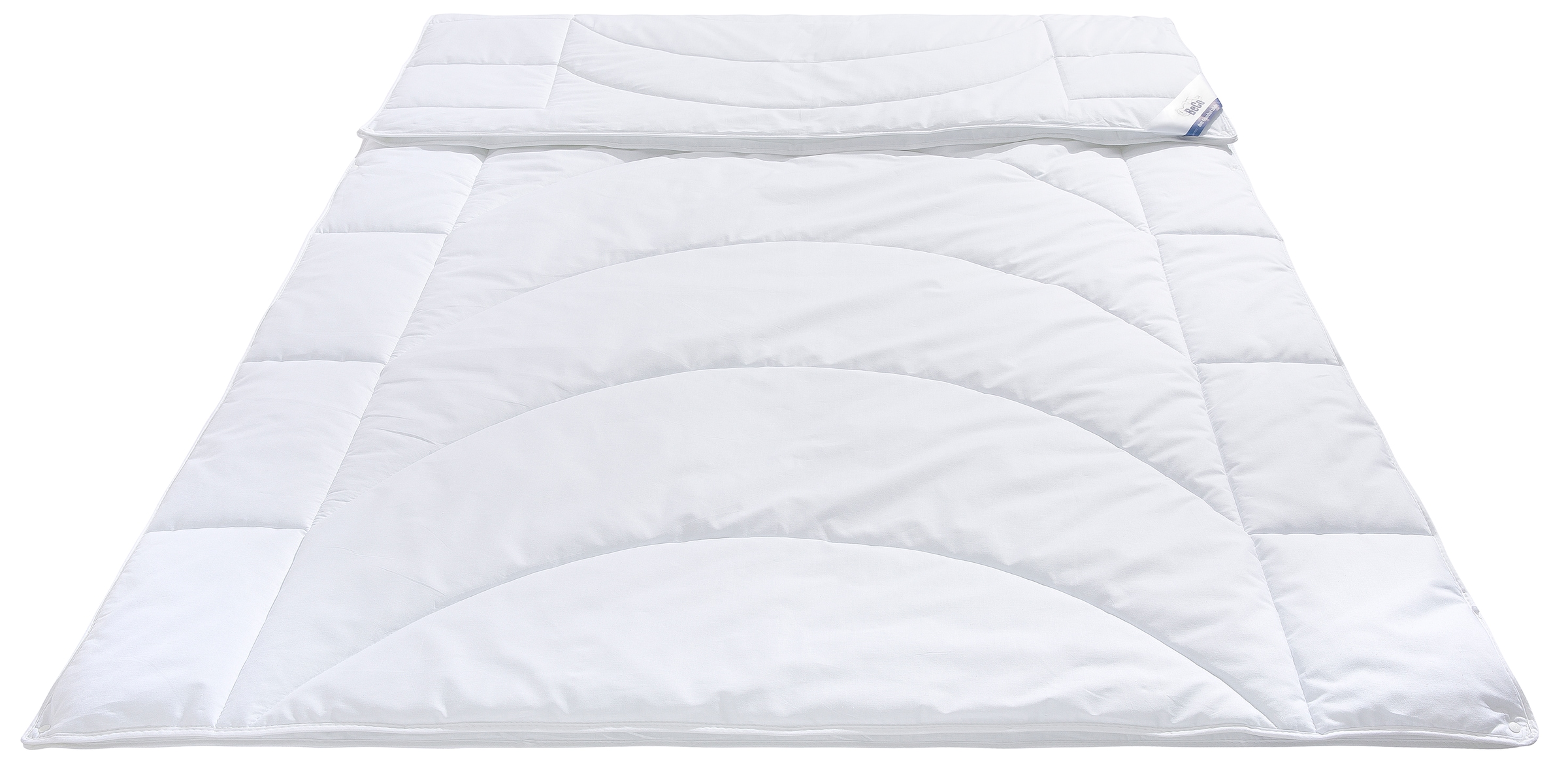Beco Microfaserbettdecke + Microfaserkissen »Medibett, Bettdecke 135x200 cm mit Kissen 80x80 cm im Set«, (Spar-Set, Bei Nichtgefallen beinhaltet die Rückgabe das Gesamtangebot.), Bettdecke & Kissen für allergiker geeignet (Hausstauballergiker)