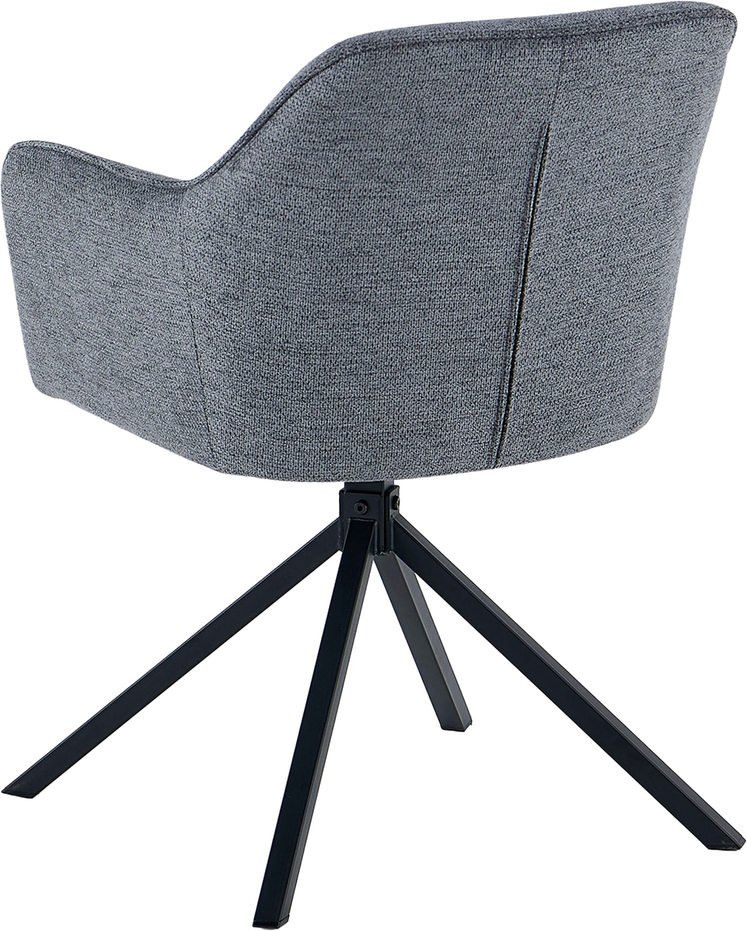 OTTO home Esszimmerstuhl »Turin« (Set) 2 Stk.moderner Stuhl, 360 Grad drehbar, mit hochwertigem Strukturstoff