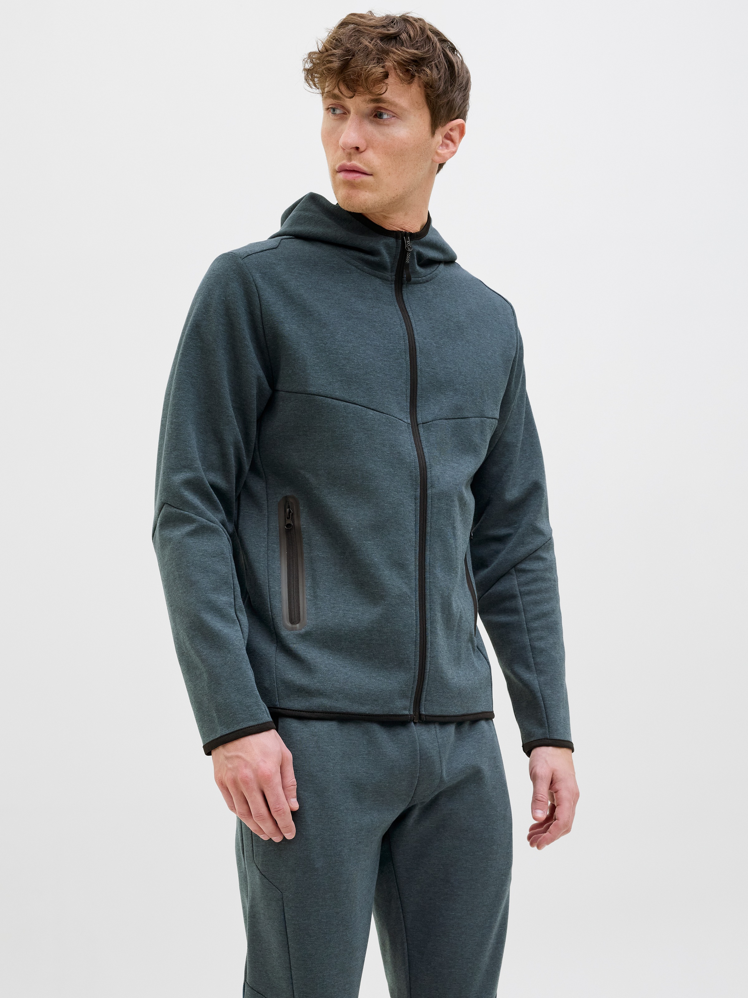 Jack & Jones Sweatjacke »JCOFUSION SWEAT ZIP HOOD NOOS«