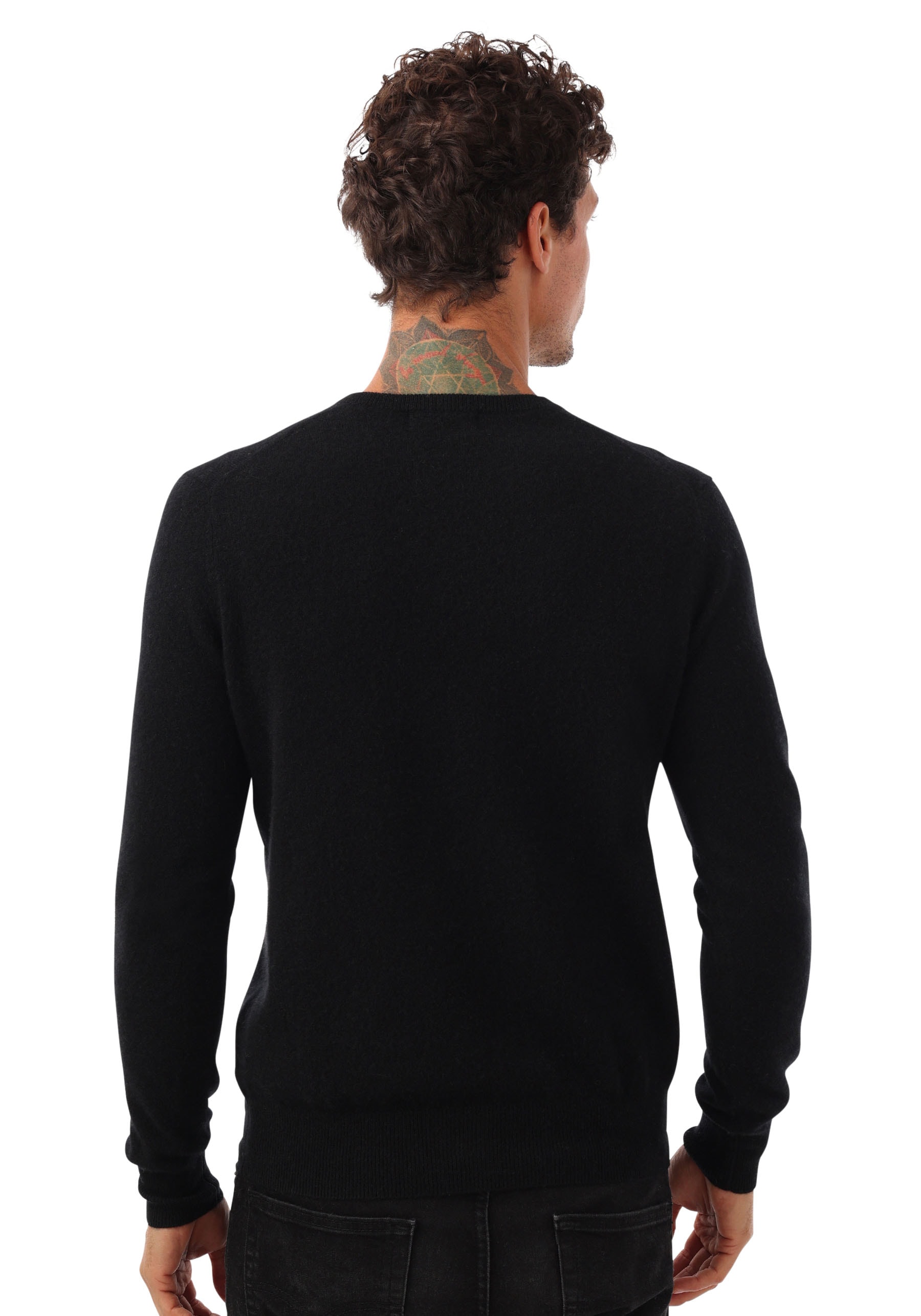 Zwillingsherz Kaschmirpullover, V-Ausschnitt, Cashmere, Langarm, Regular Fit, wärmend