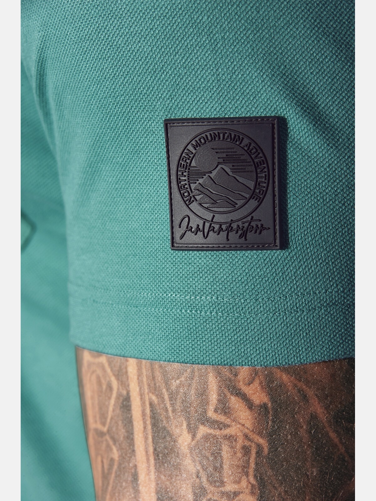 Jan Vanderstorm Poloshirt »Poloshirt STILTOR«, (1 tlg.)