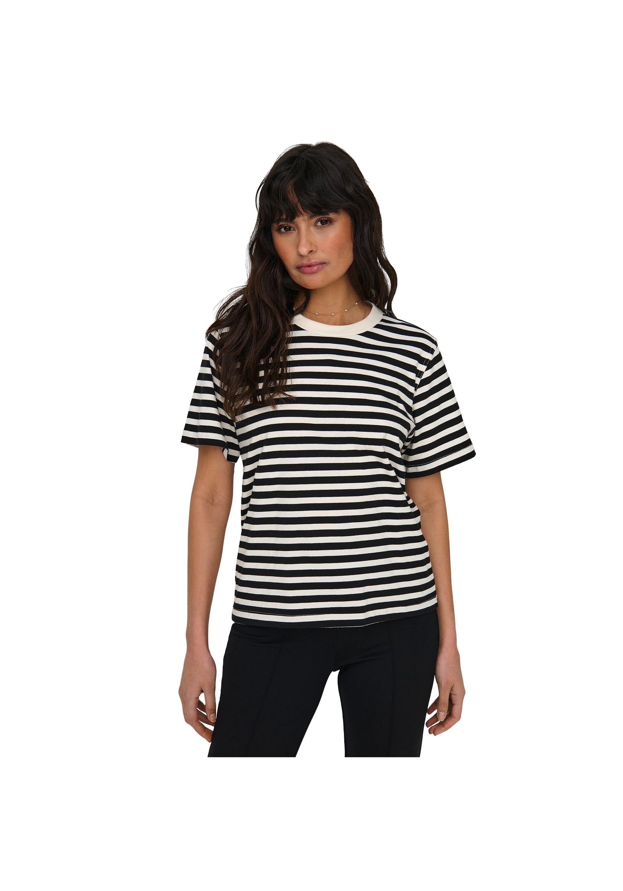 ONLY T-Shirt »T-Shirt ONLLIVINA LIFE STRIPE TEE 1er Pack«