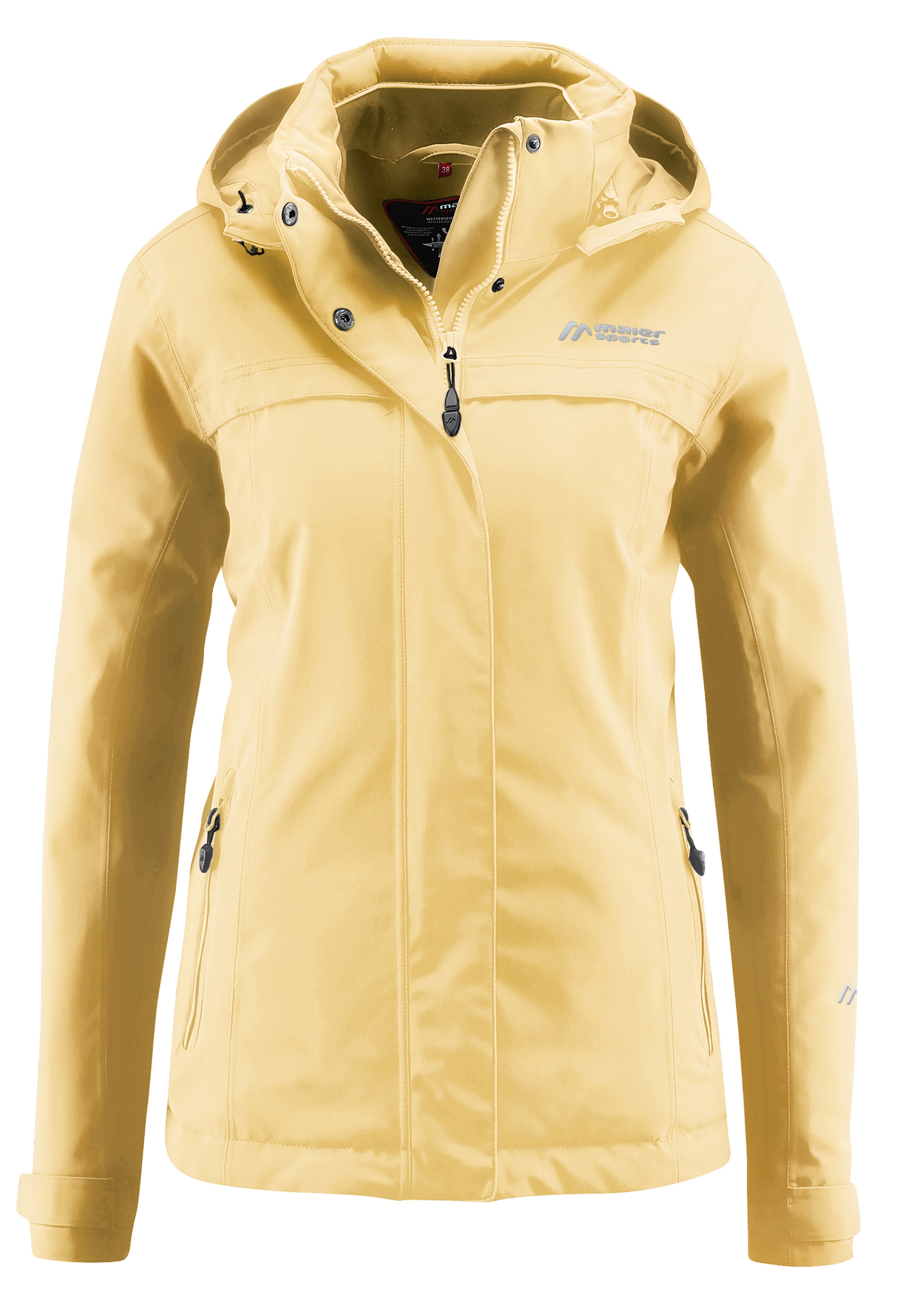 Maier Sports Allwetterjacke »DA-JACKE MTEX EL. LISBON« mit Kapuze mit mTEX-10.000-Membran, wasserdicht, winddicht, atmungsaktiv