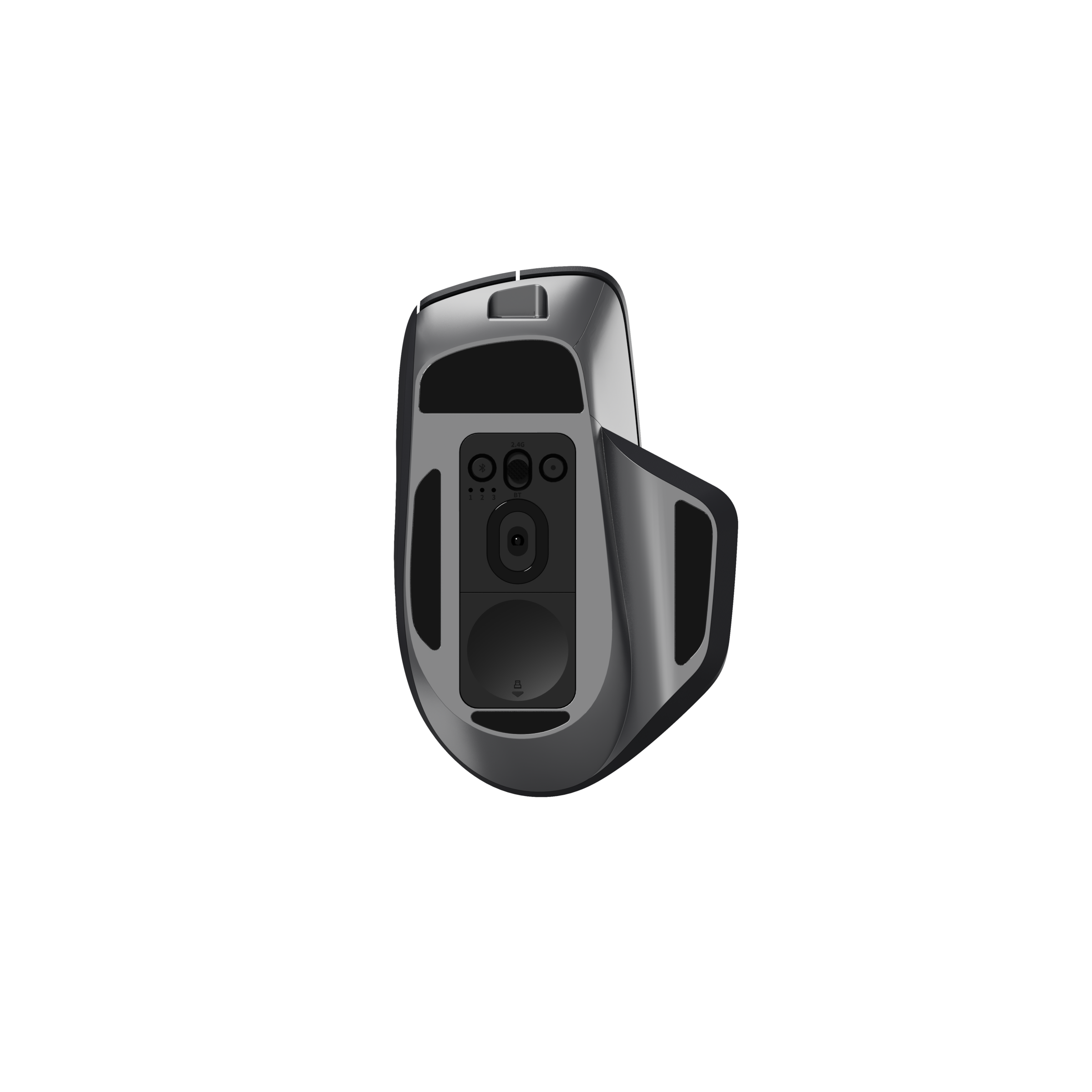 Rapoo ergonomische Maus »MT760M, Kabellose Multi-Mode-Maus«, Bluetooth-Funk