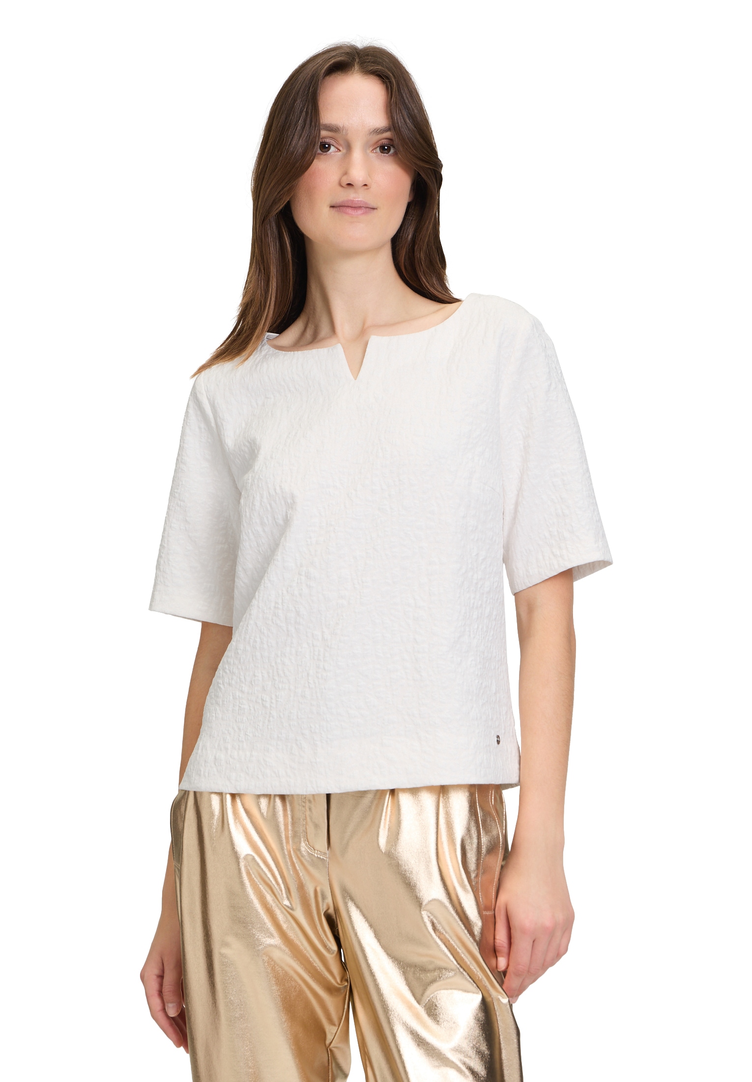 Betty&Co Klassische Bluse »Blusenshirt mit Struktur«