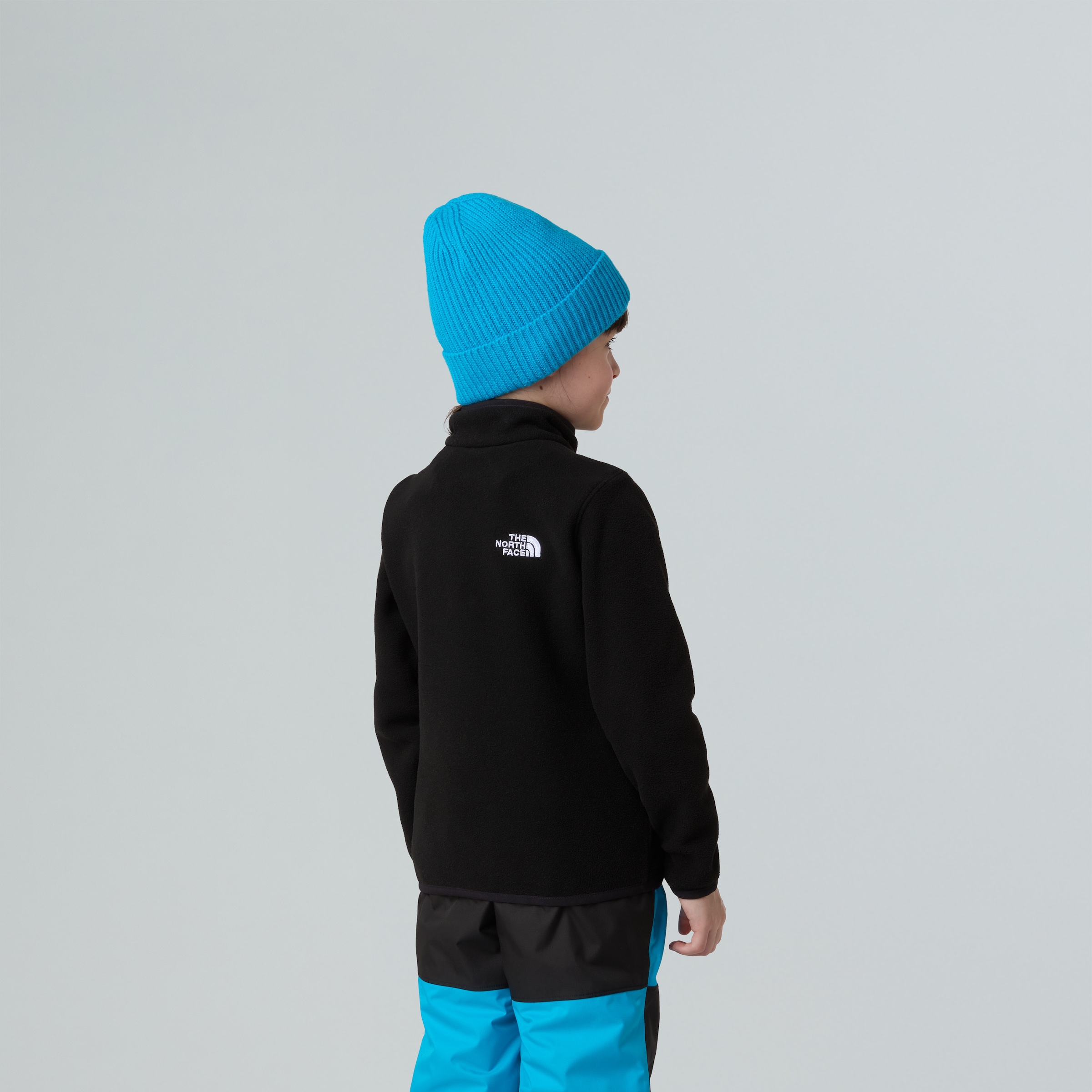 The North Face Strickfleece-Pullover aus Polyester, mit Stehkragen, mit Kinnschutz