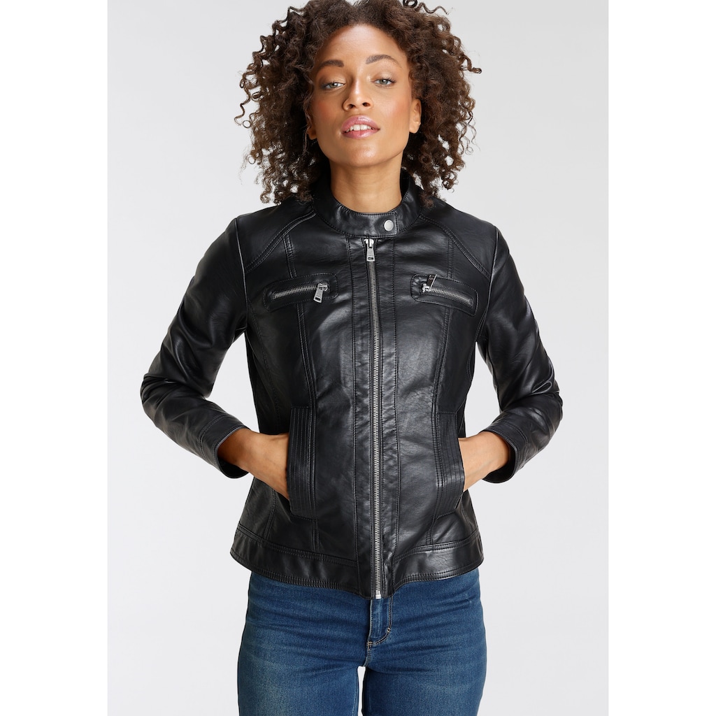 ONLY Lederimitatjacke »ONLBANDIT FAUX LEATHER BIKER«