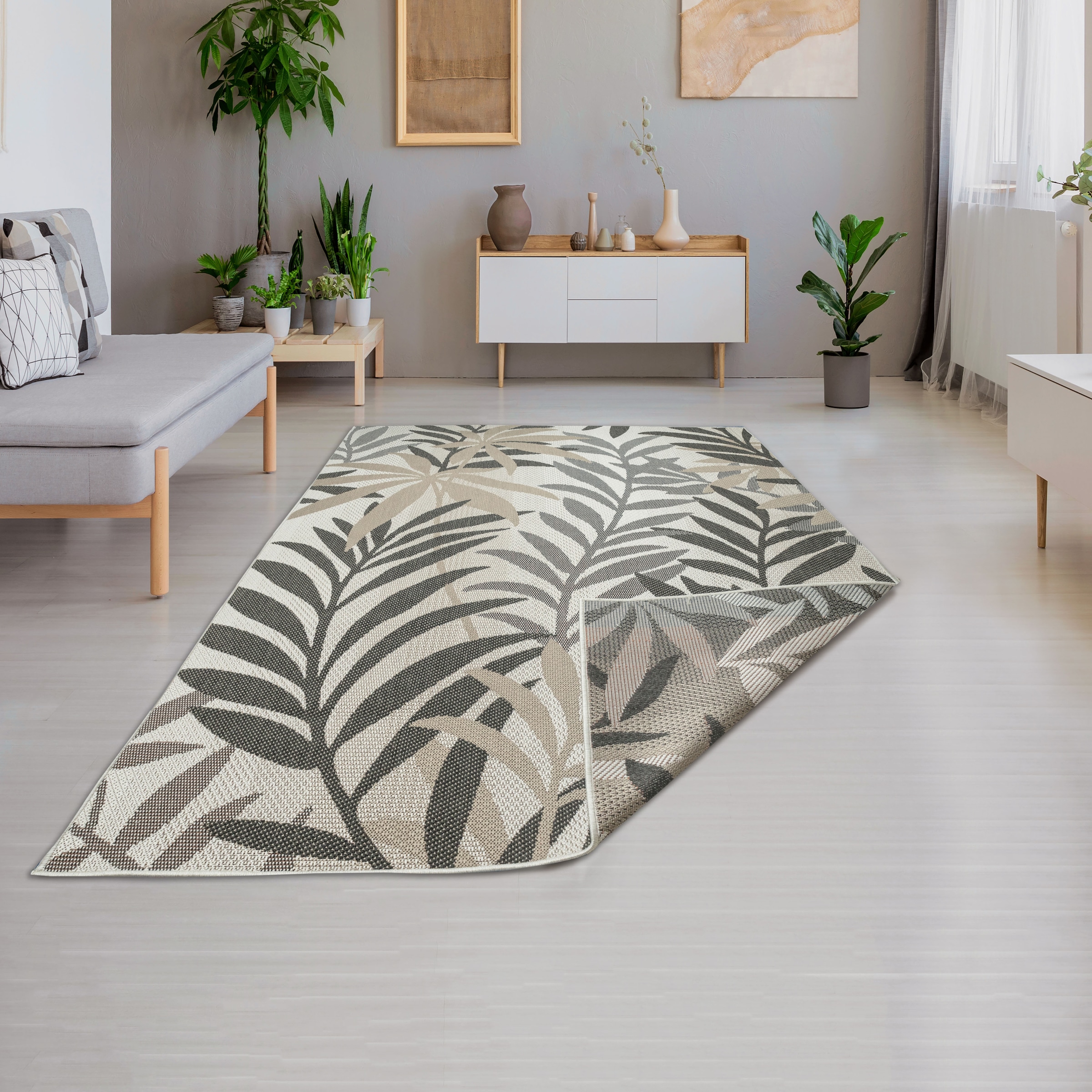 Guido Maria Kretschmer Home&Living Teppich »Jungel«, rechteckig, 5 mm Höhe,  In- und Outdoor geeignet,