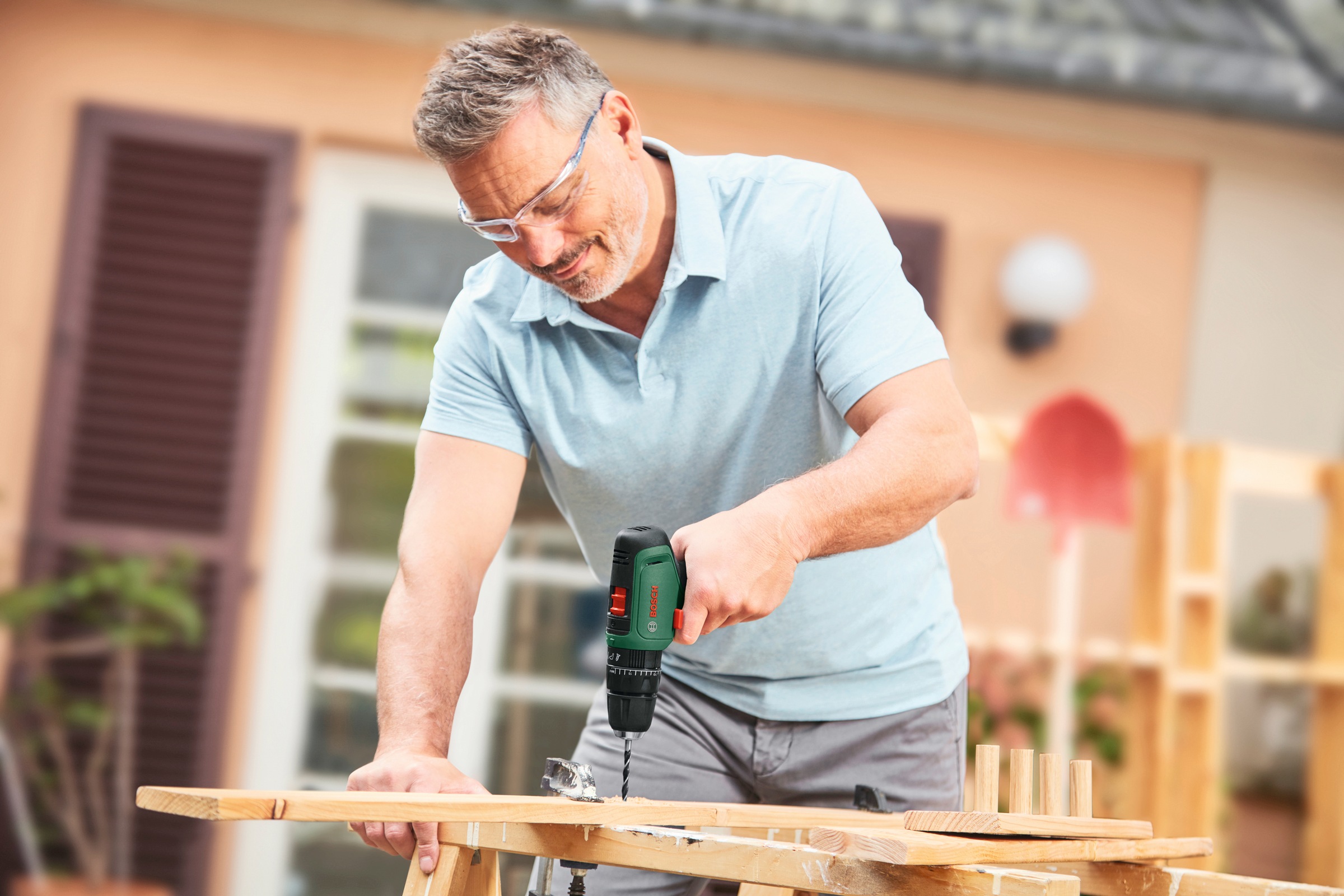 Bosch Home & Garden Akku-Schlagbohrschrauber »EasyImpact 1200«, mit Akku und Ladegerät