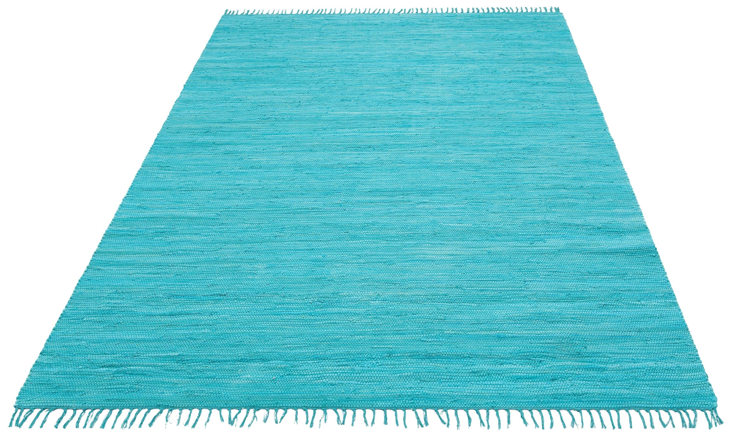my home Teppich »Ares«, kaufen mit rechteckig, handgewebt, online OTTO bei Fransen