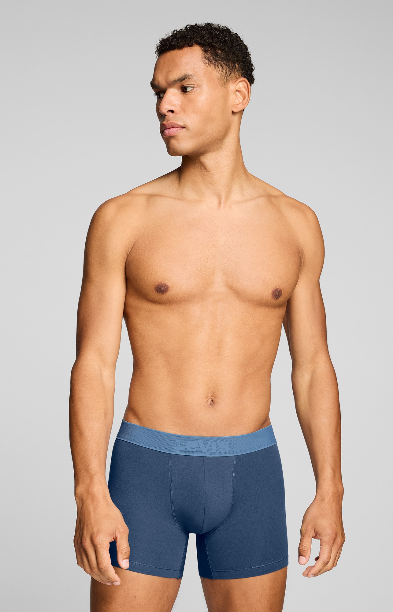 Levi's® Boxershorts »LEVIS MEN TWILL WB BOXER BRIEF 2P« 2er Pack,  ohne Eingriff, Stretchbund