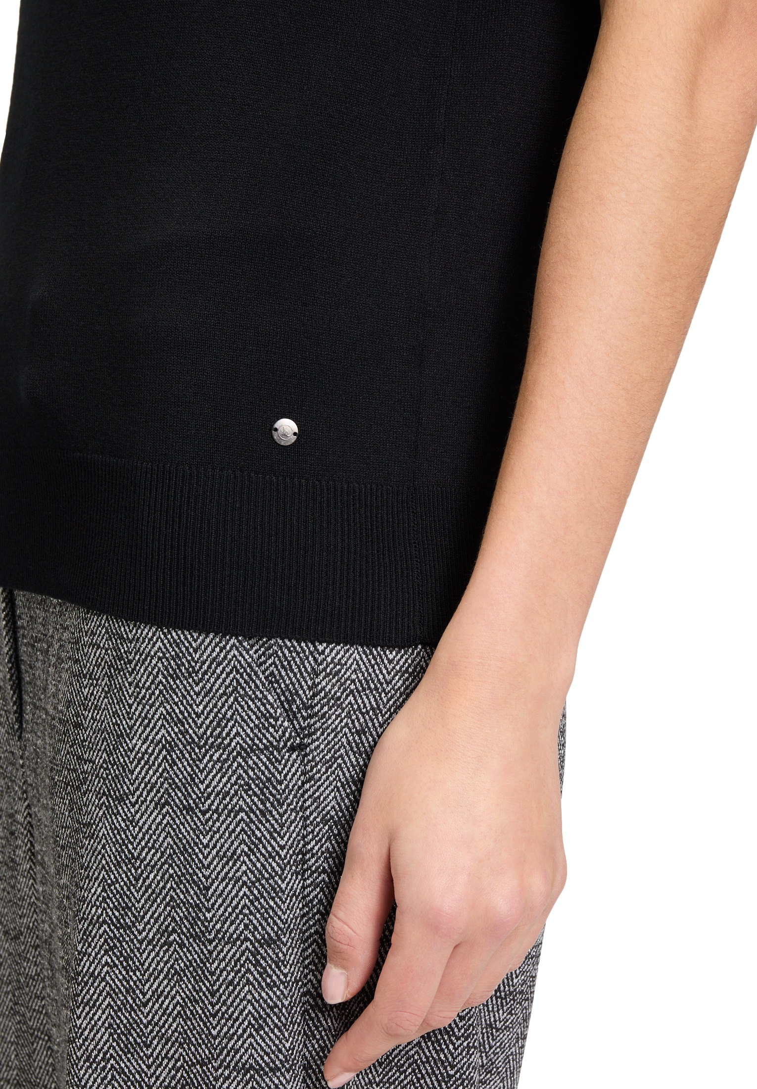 Betty&Co Rundhalspullover »Feinstrickpullover mit Rundhalsausschnitt«