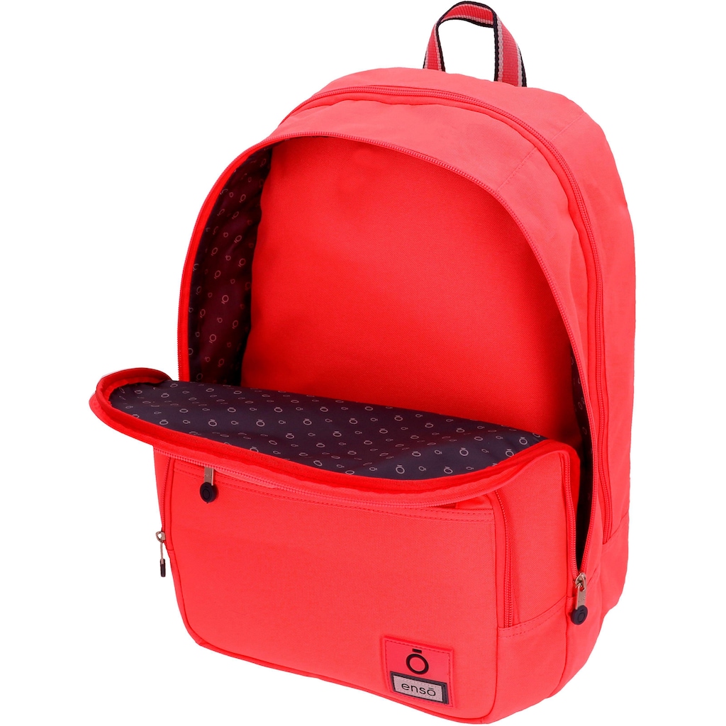 Enso Freizeitrucksack »Basic, coral«