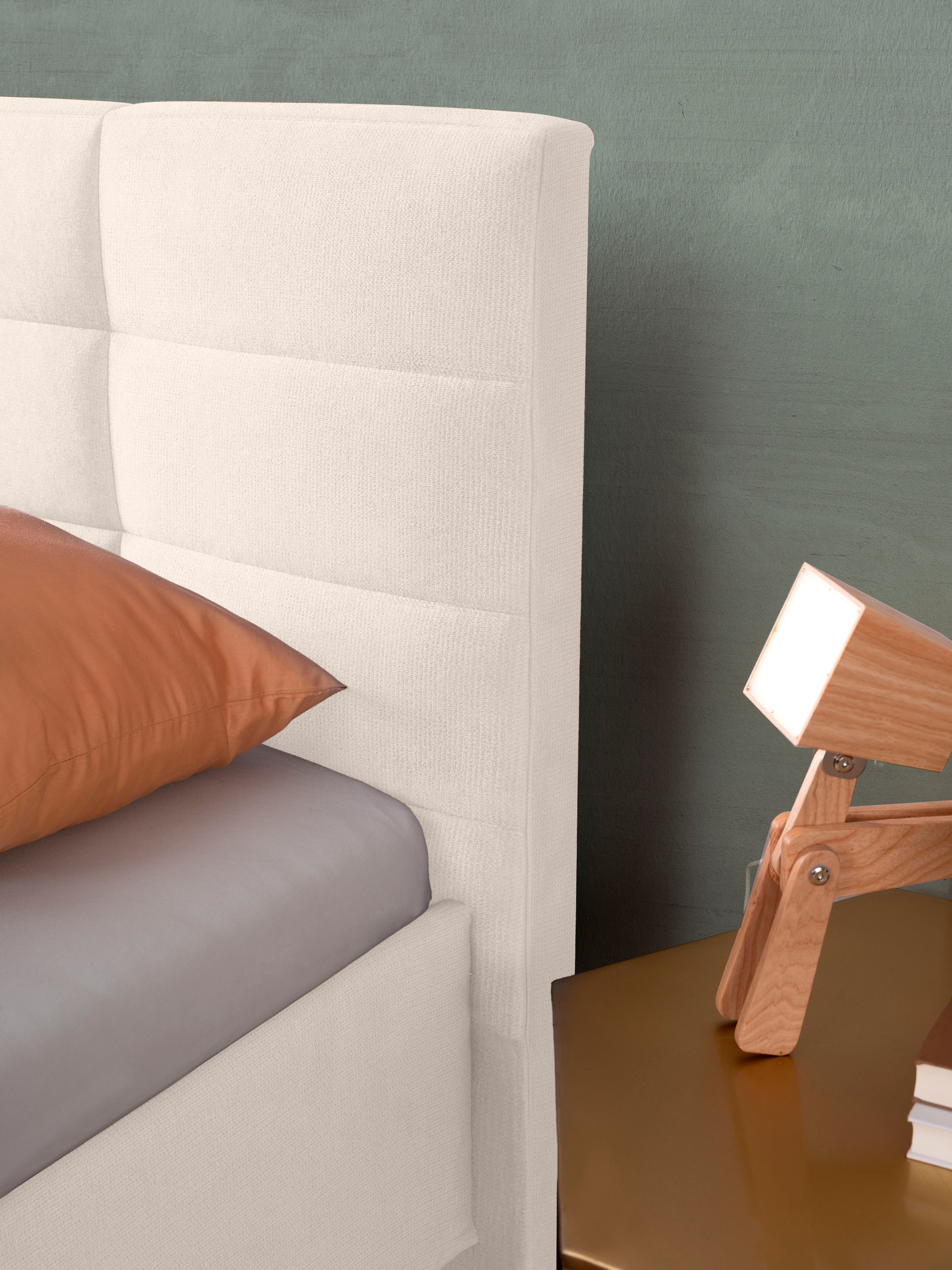 alina Polsterbett »Ricardo« Füße schwarz