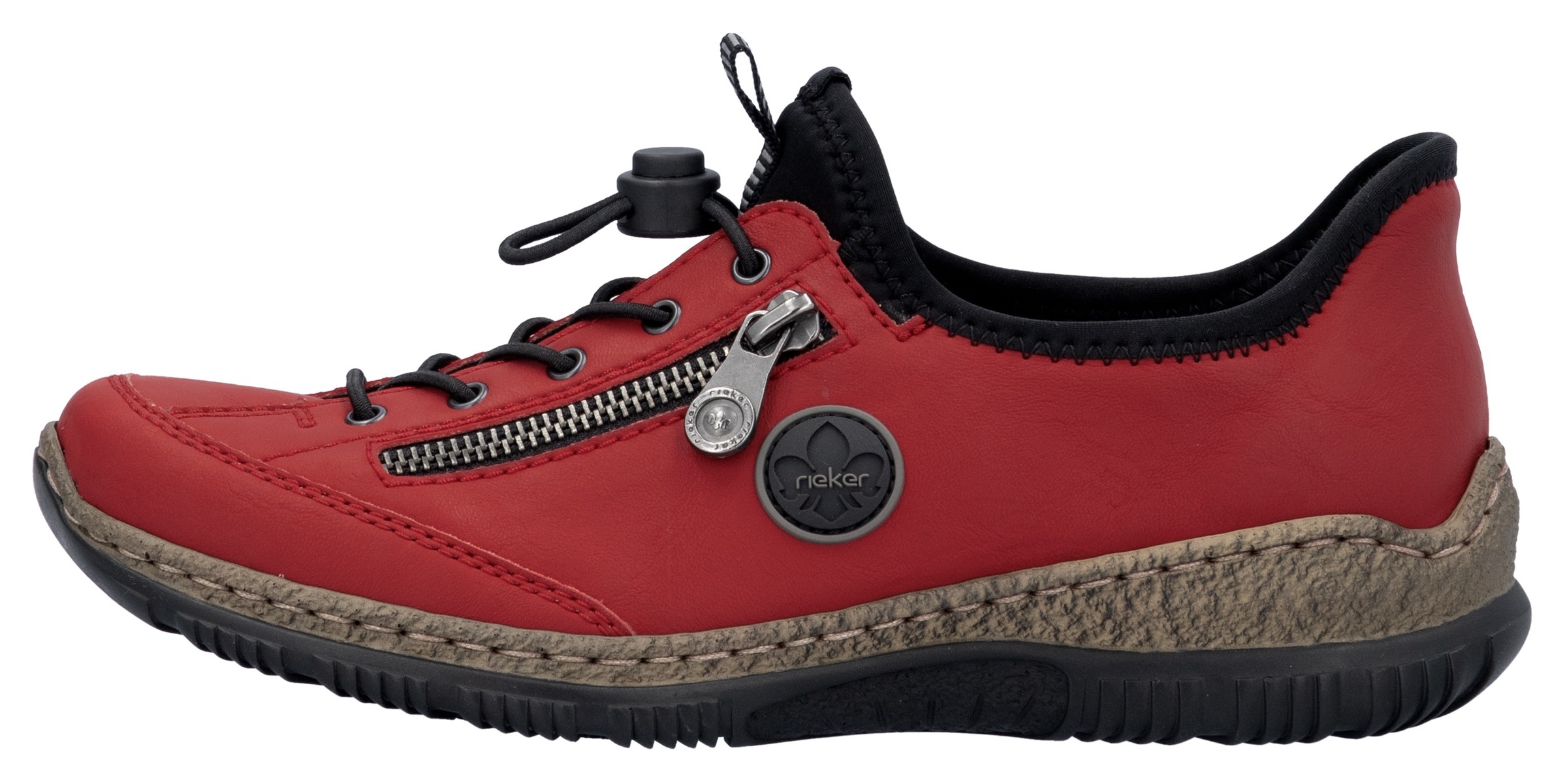 Rieker Slip-On Sneaker »Ready2GO«, Schlupfschuh, Freizeitschuh, Halbschuh mit MemoSoft-Ausstattung