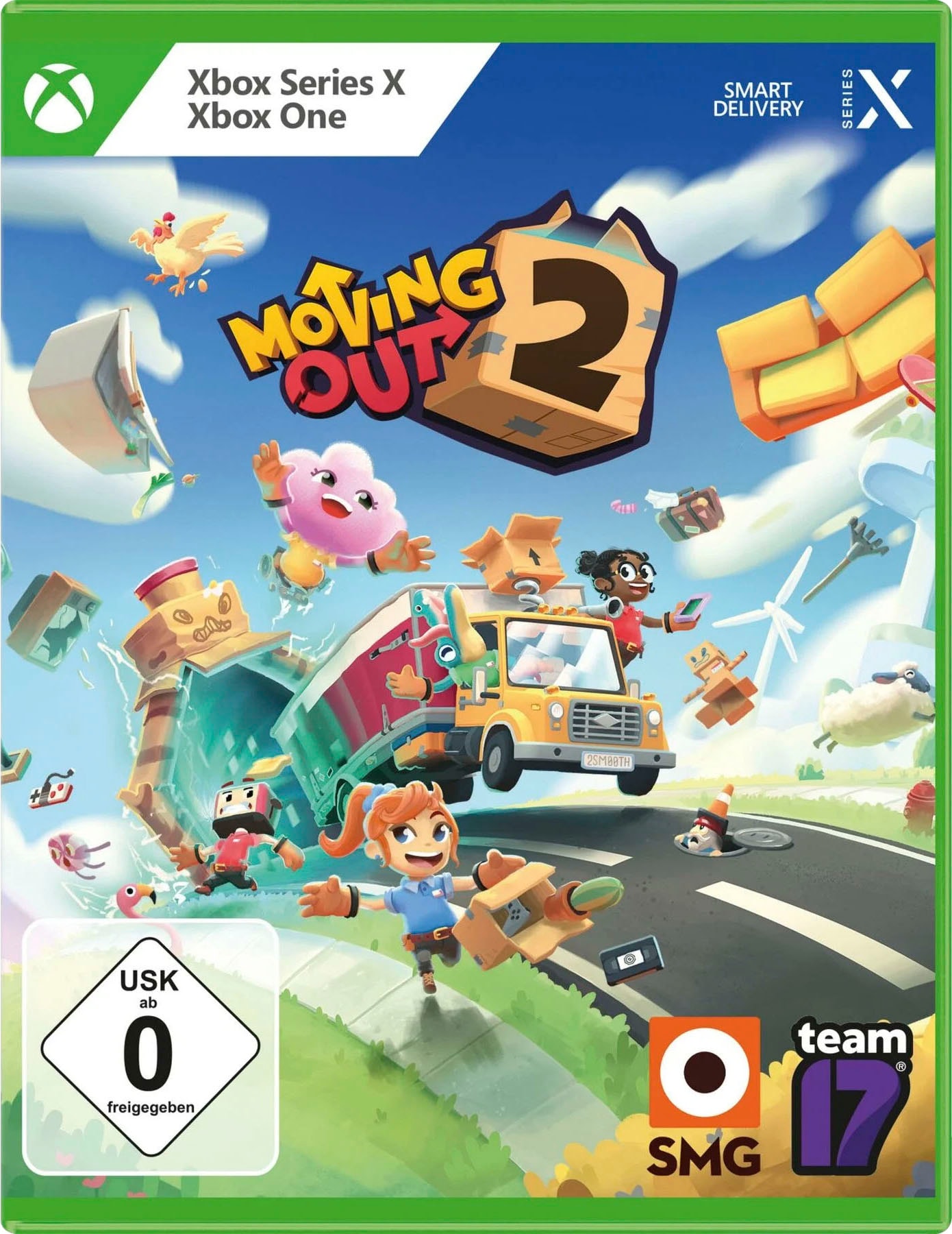 NBG Spielesoftware »Moving Out 2«, Xbox One-Xbox Series X