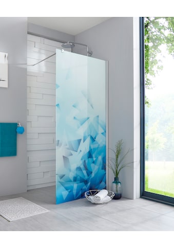 Walk-in-Dusche »Relax«, Breite 120 cm, Bildmotiv, Duschabtrennung