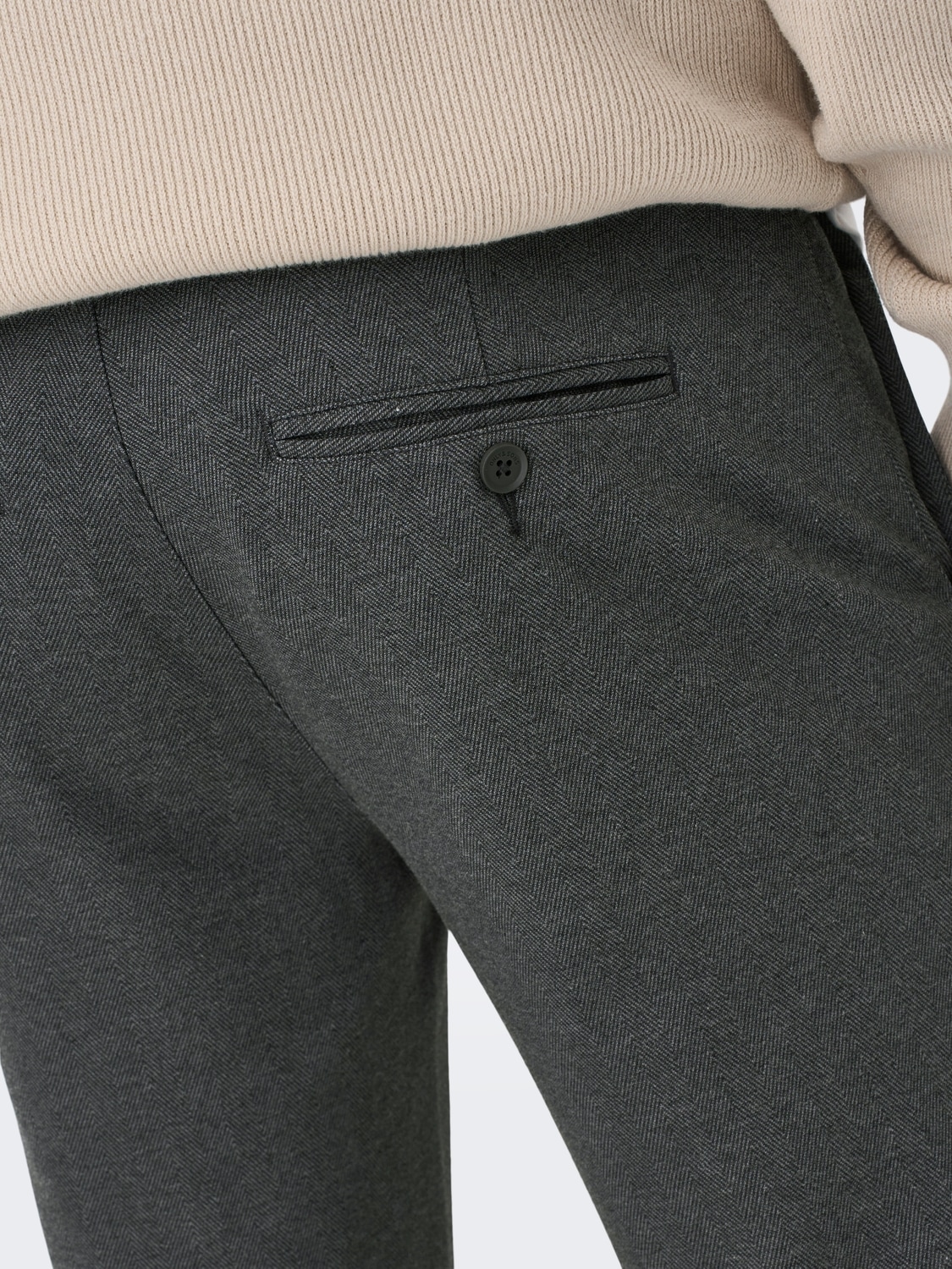 ONLY & SONS Chinohose »ONSMARK SLIM HERRINGBONE 2911 PANT NOOS«