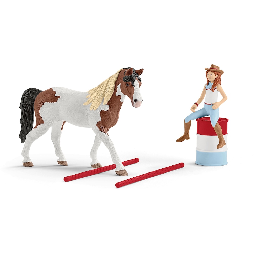Schleich® Spielfigur »HORSE CLUB, Hannahs Western-Reitset (42441)«, (Set)