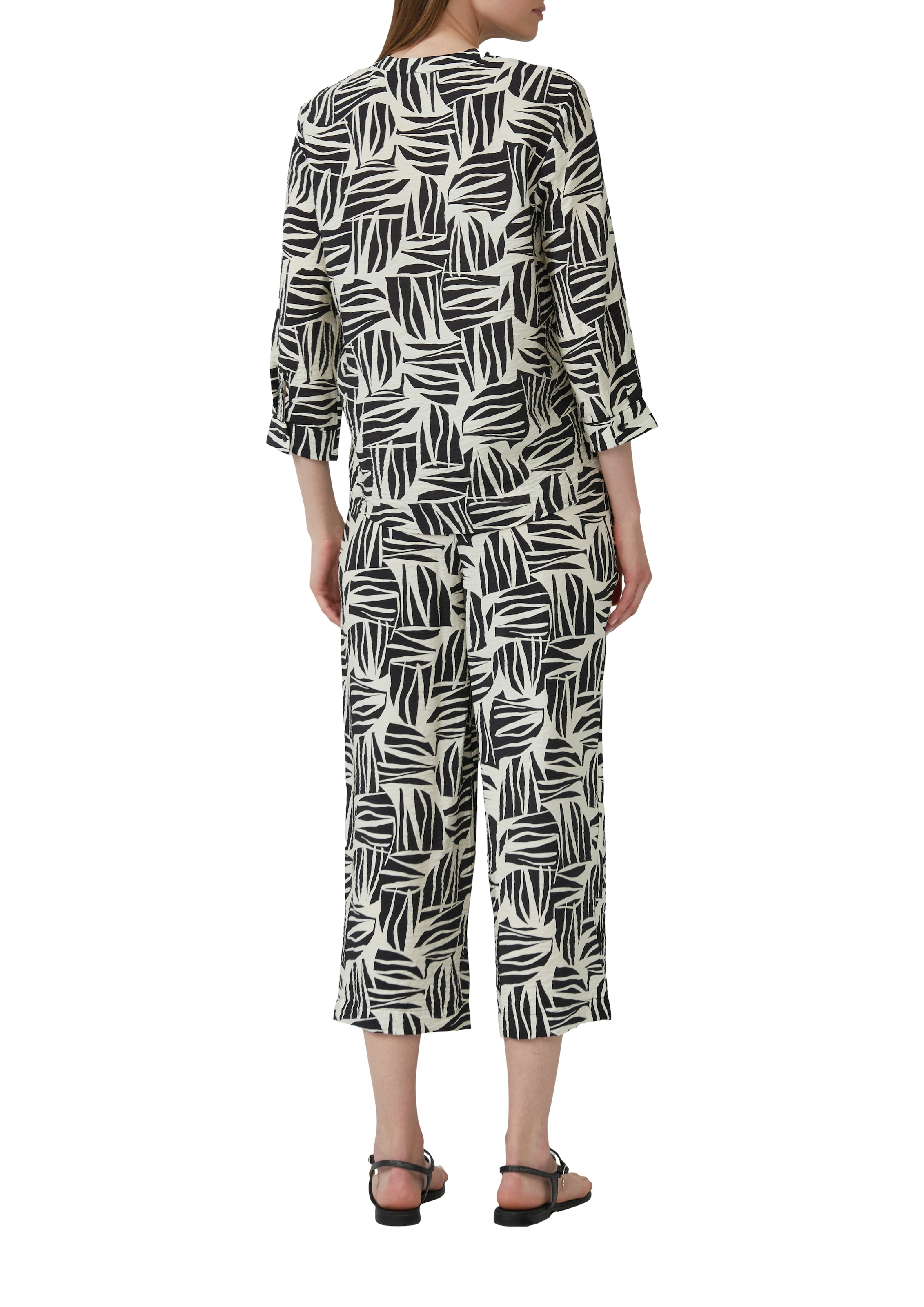 s.Oliver Klassische Bluse, mit All-Over Print