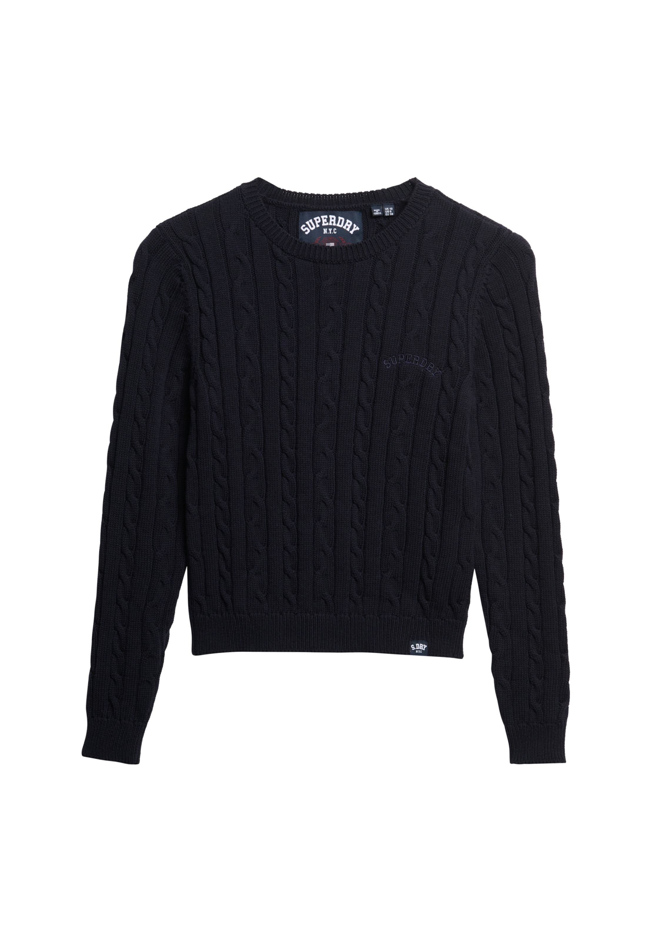 Superdry Strickpullover »ESSENTIALS SLIM CABLE JUMPER«