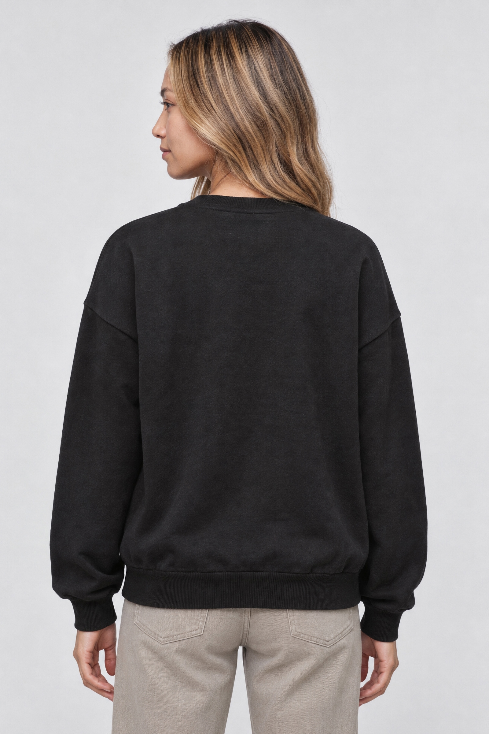 Alife & Kickin Sweatshirt , Schriftzug More Love, breite Rippbündchen, Relaxed Fit
