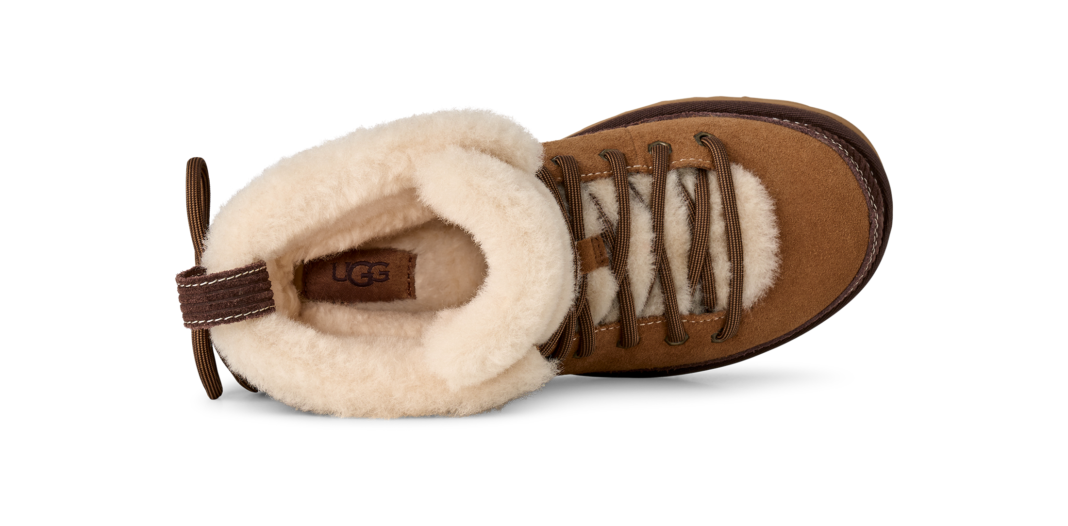 UGG Winterboots »Unisex, W CLASSIC HERITAGE LACE-UP«  Plateau, Schnürboots mit schaftumwickelnden Schnürsenkeln