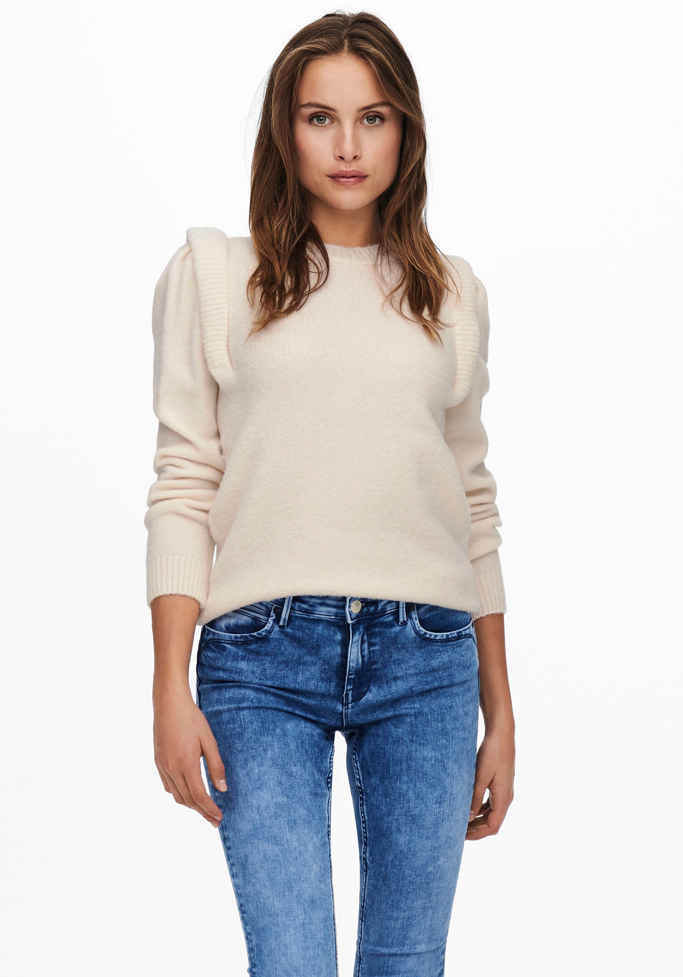 Only Rundhalspullover »ONLSUNFLOWER L/S PULLOVER KNT«