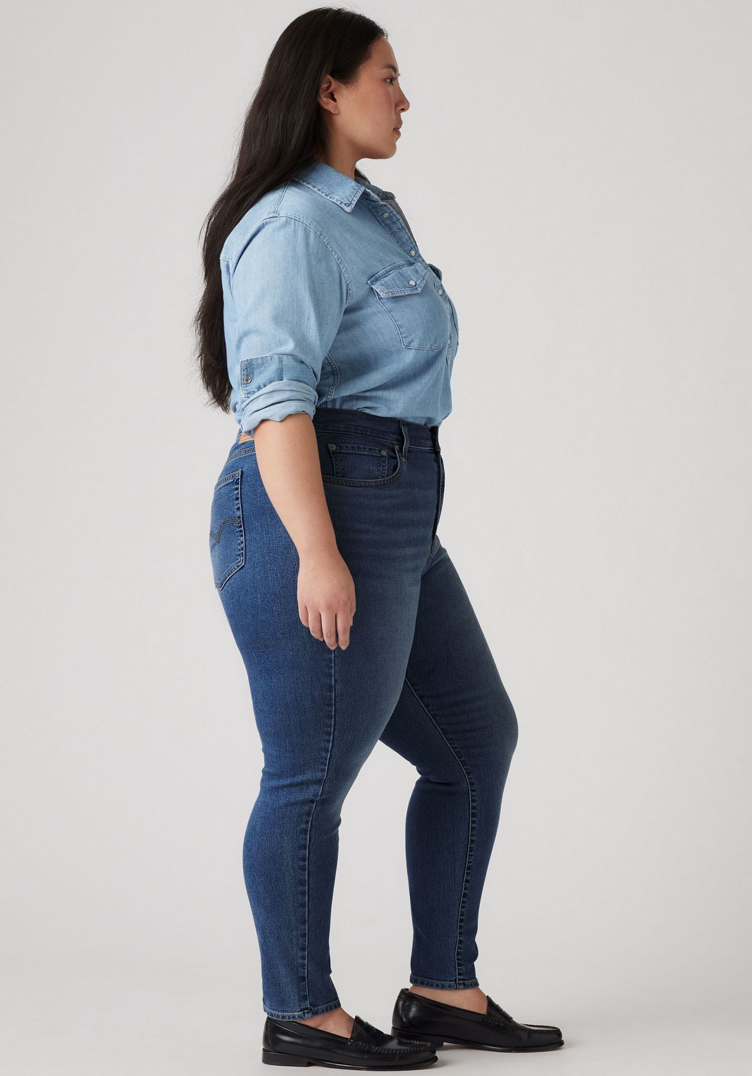Levi's® Plus Skinny-fit-Jeans »721 PL HI RISE SKINNY«, sehr figurbetonter Schnitt