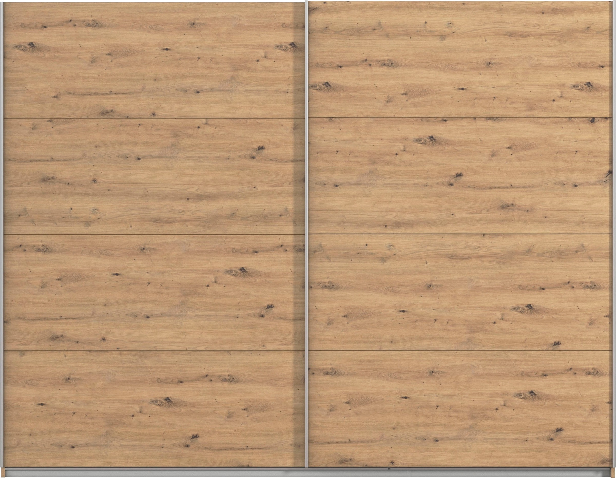 INOSIGN BY RAUCH Schwebetürenschrank »Kleiderschrank Schrank Garderobe Schlafzimmerschrank THANOS«, (in 3 verschiedenen Ausstattungen BASIC/CLASSIC/PREMIUM), Optional mit Spiegel, Metall-Griffleisten alufarben MADE IN GERMANY