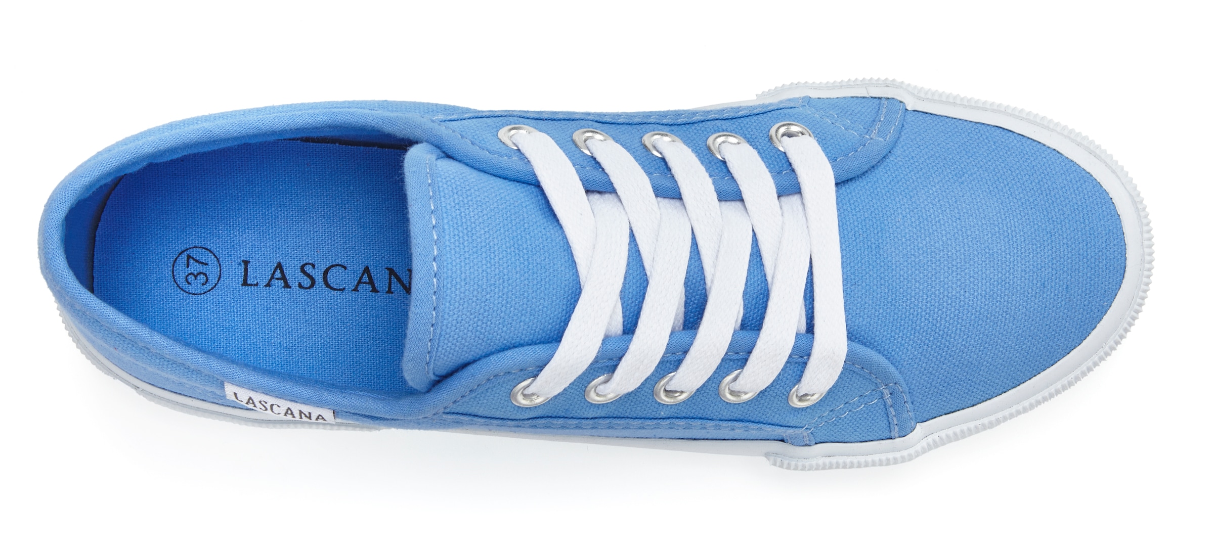 LASCANA Sneaker  aus Textil, Schnürhalbschuh, Freizeitschuh, Turnschuh
