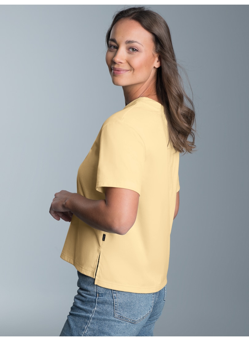 Trigema T-Shirt »TRIGEMA T-Shirt aus Baumwolle«, (1 tlg.)