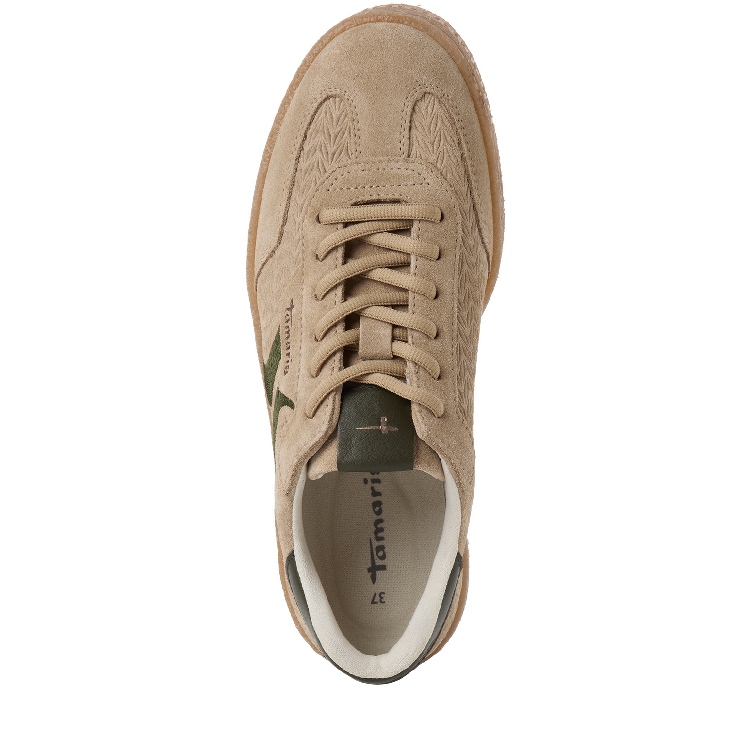 Tamaris Plateausneaker  Freizeitschuh, Halbschuh, Schnürschuh im Retro-Look