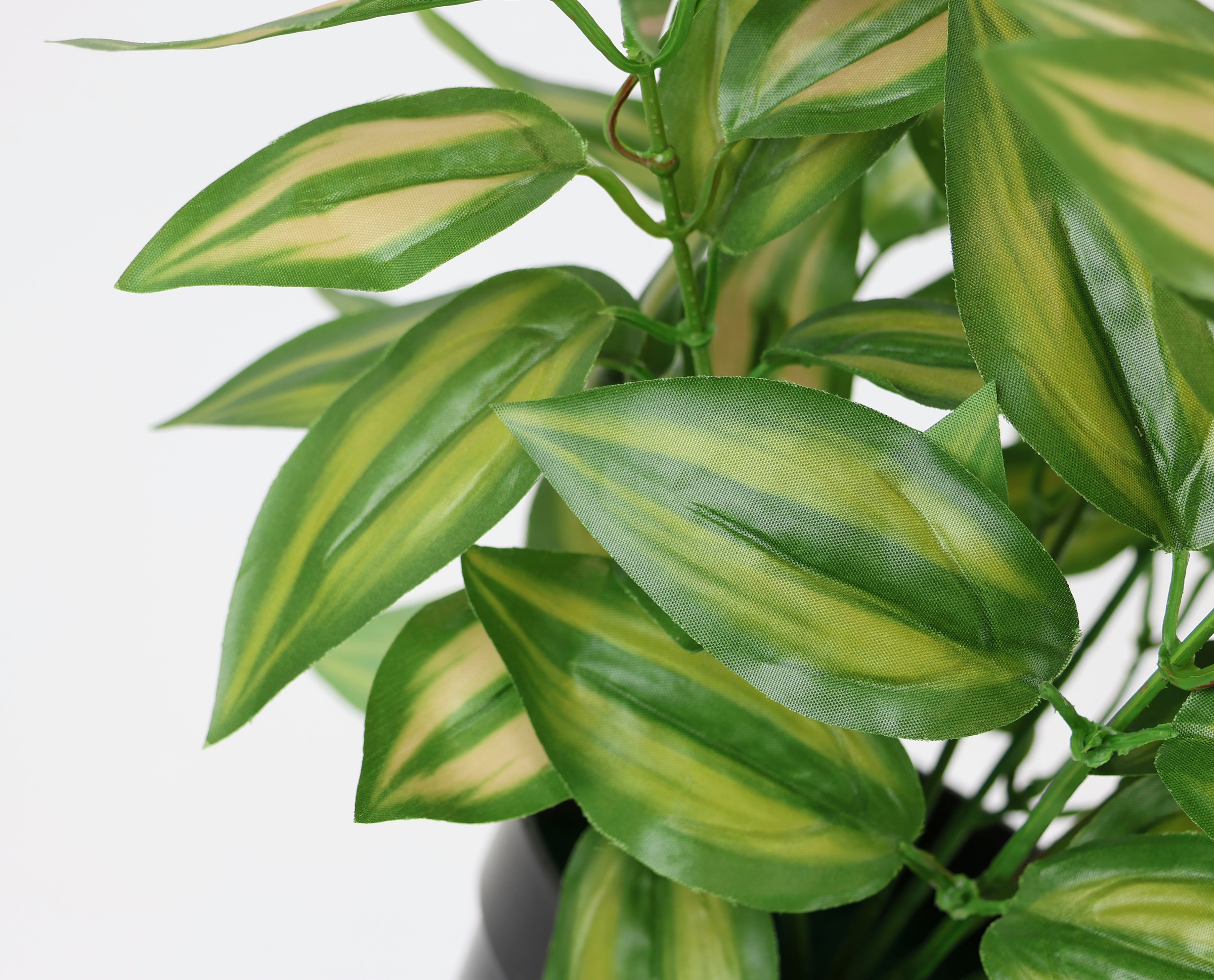 I.GE.A. Kunstpflanze »Künstliche Tradeskantie mit Topf Deko Grünpflanze Zimmerpflanze« Efeuranke Tradescantiahänger Efeu Dekopflanze Seidenpflanze Kunstblume