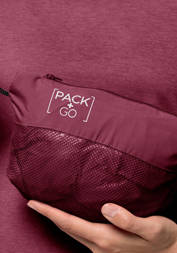 Jack Wolfskin Outdoorjacke »PACK & GO SHELL W«, mit Kapuze