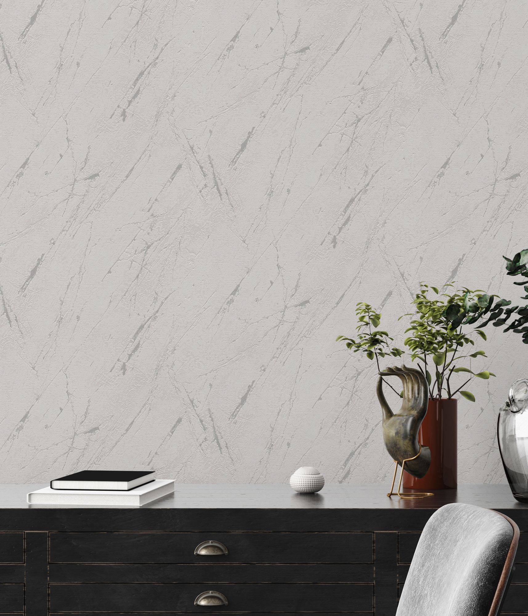 A.S. Création Vliestapete »Casual Living Marmor-Tapete Mustertapete Stein-Optik Steinoptik« leicht glänzend strukturiert Vliestapete Marmor für Schlafzimmer Küche Wohnzimmer Marmoroptik Flur