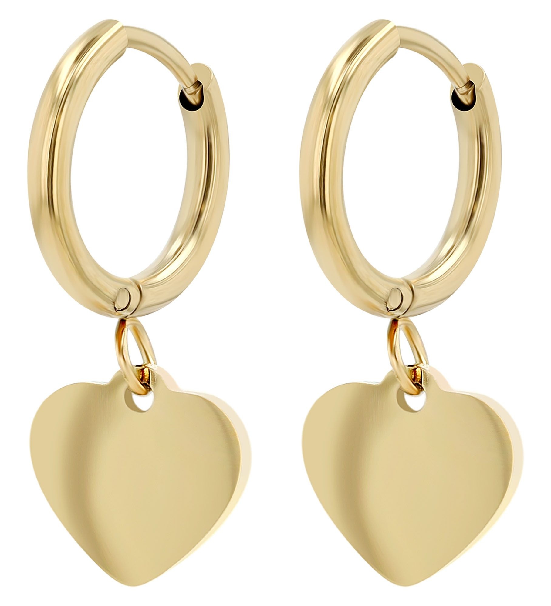 Adelia´s Kettenanhänger »Damen Anhänger ¿ Herzanhänger aus Edelstahl«