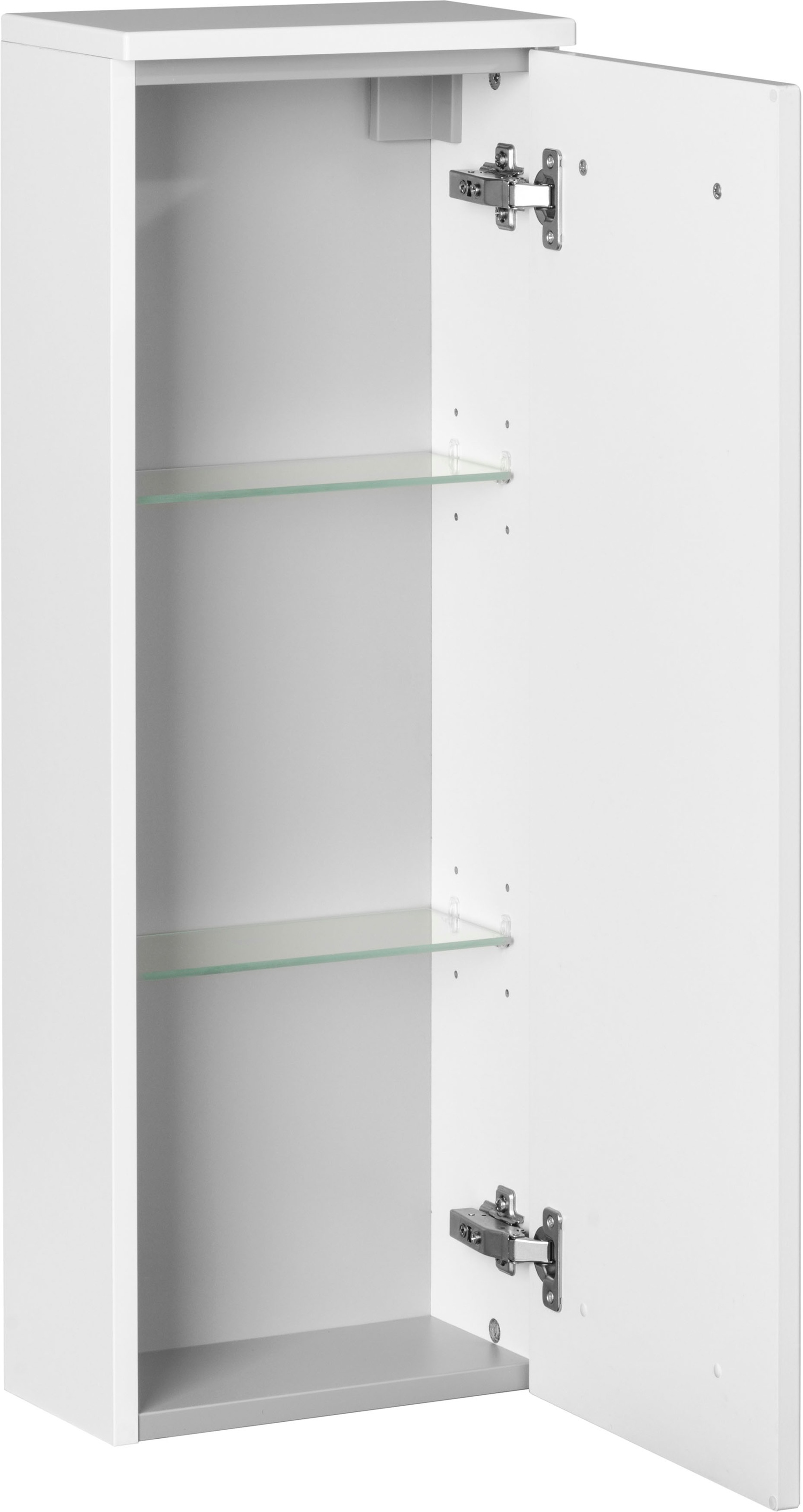 FACKELMANN Midischrank »SBC«, Tiefenreduziertes Element für das Gästebad, Breite 30cm, Tiefe 16,8cm