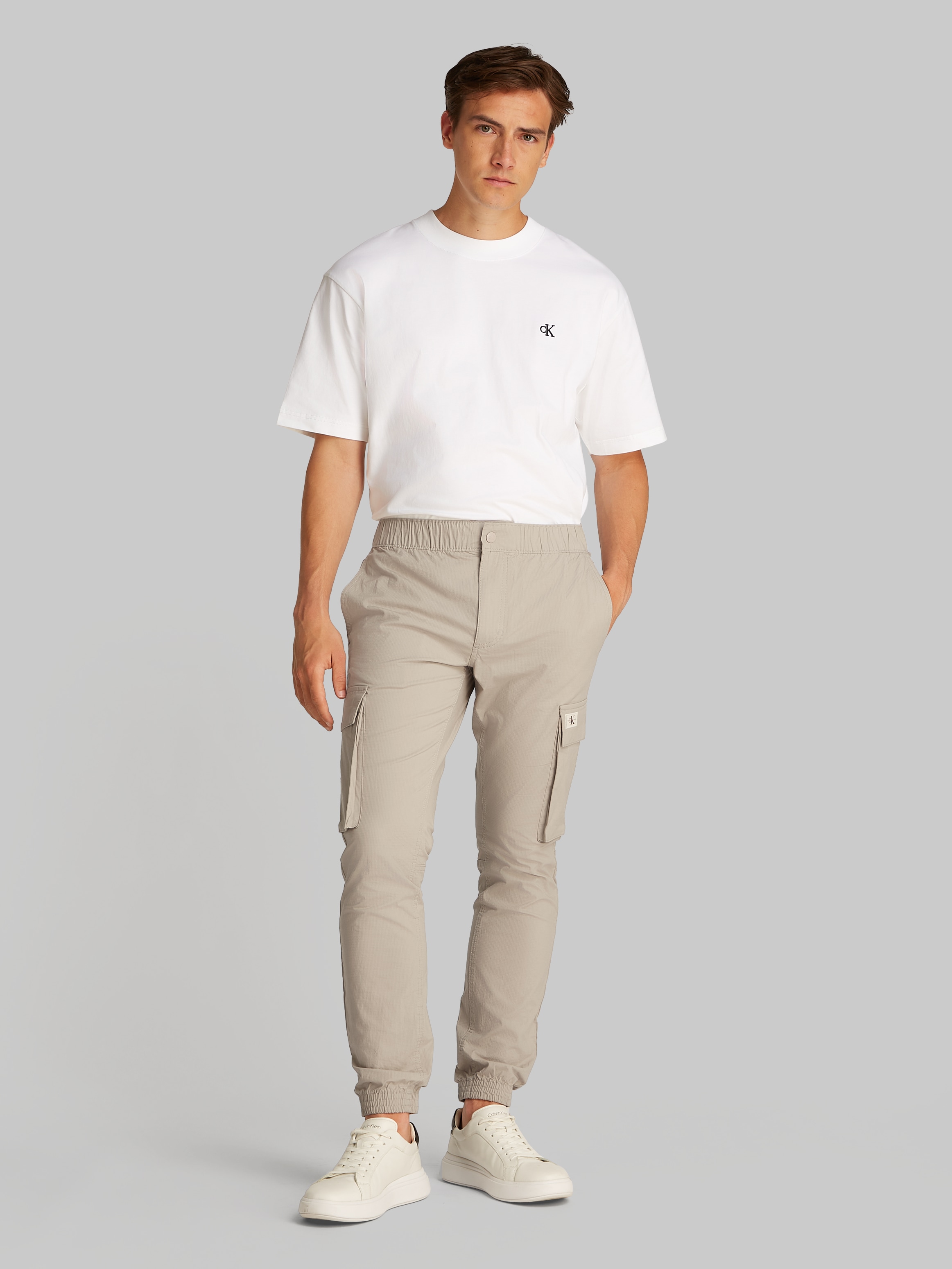 Calvin Klein Jeans Cargohose »SKINNY CARGO«, mit Logopatch