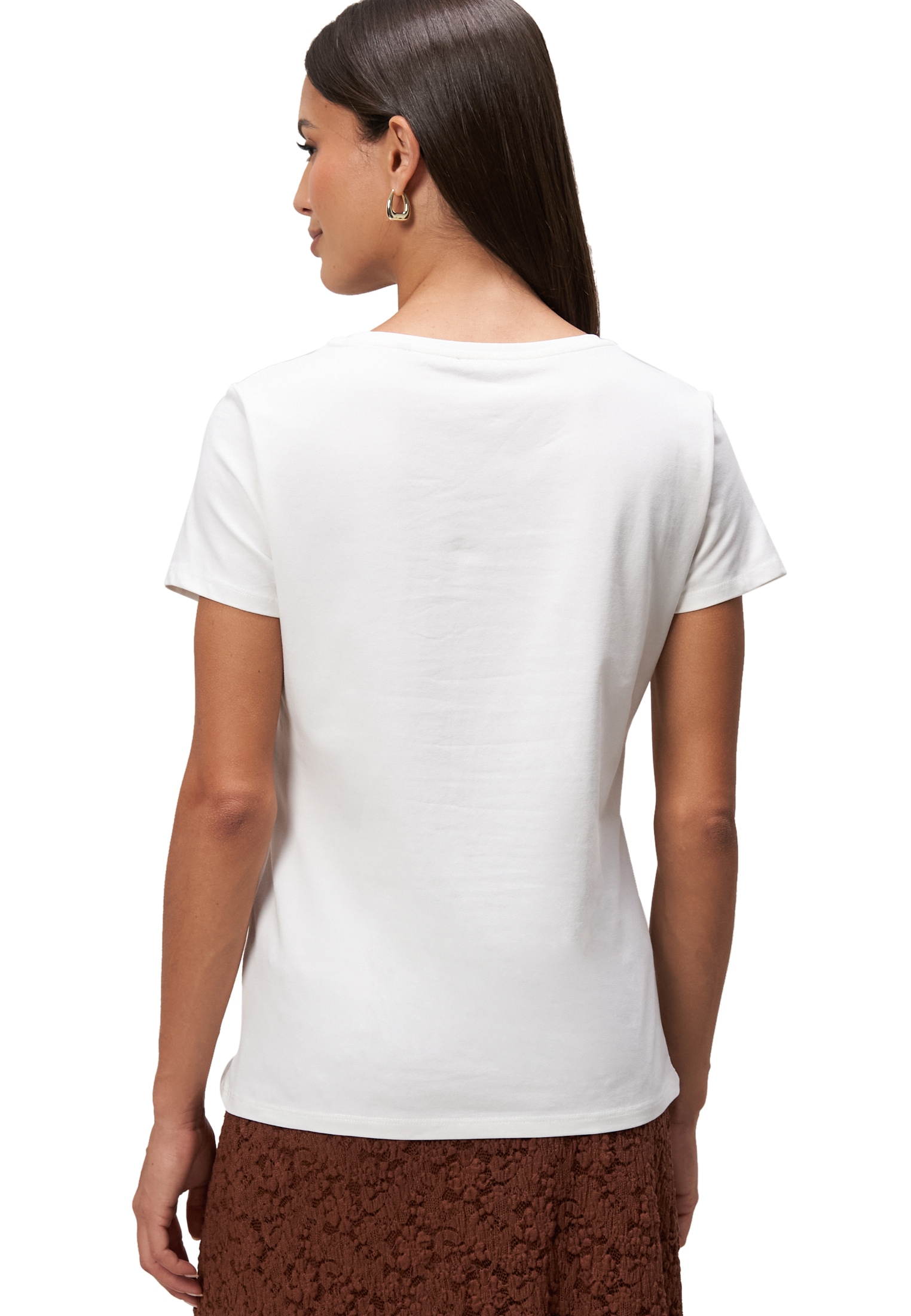 Zero Kurzarmshirt »T-Shirt mit Animalprint«