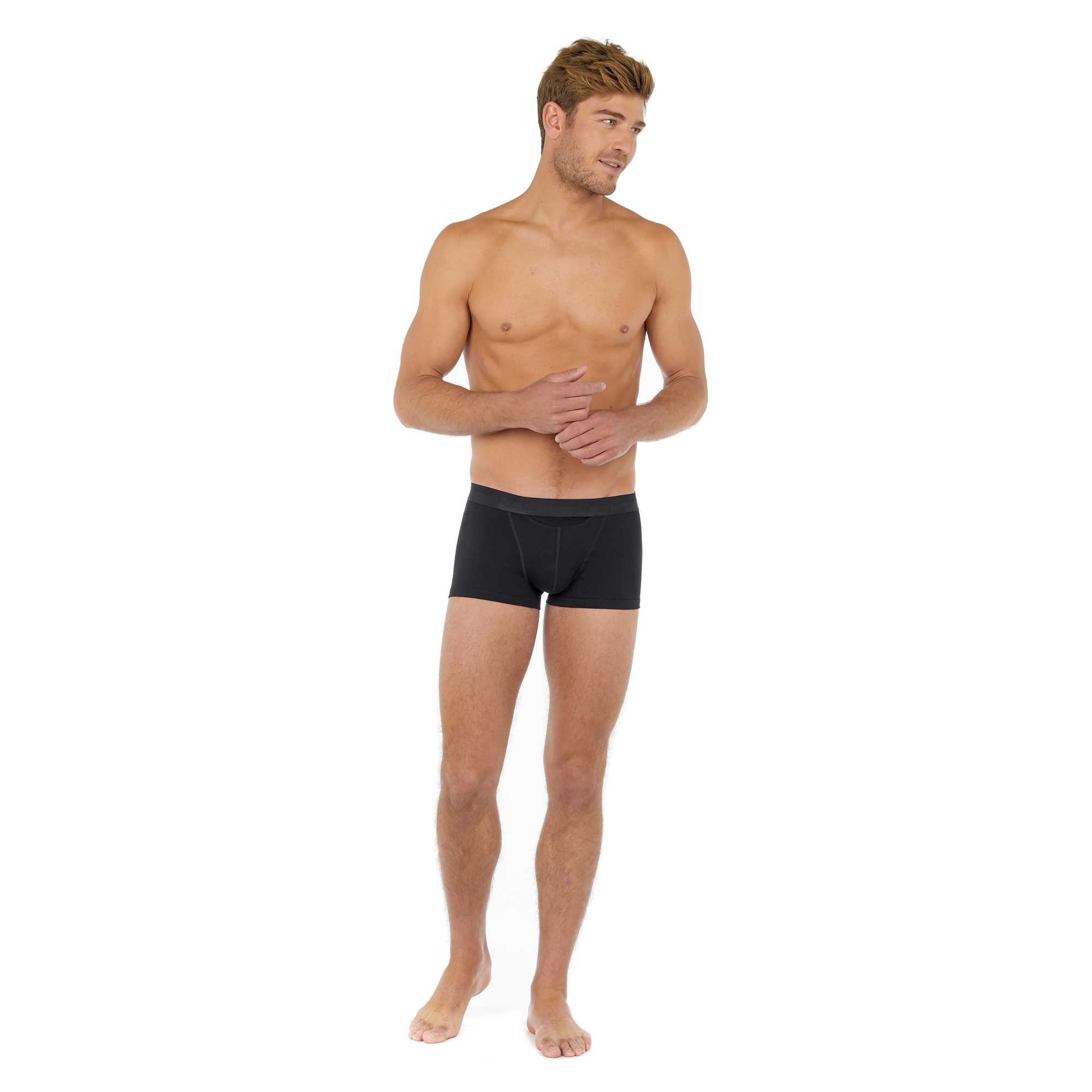 Hom Boxershorts »HO1« bequem, weich, eng, elastisch, basic, breiter Bund, Baumwollmix