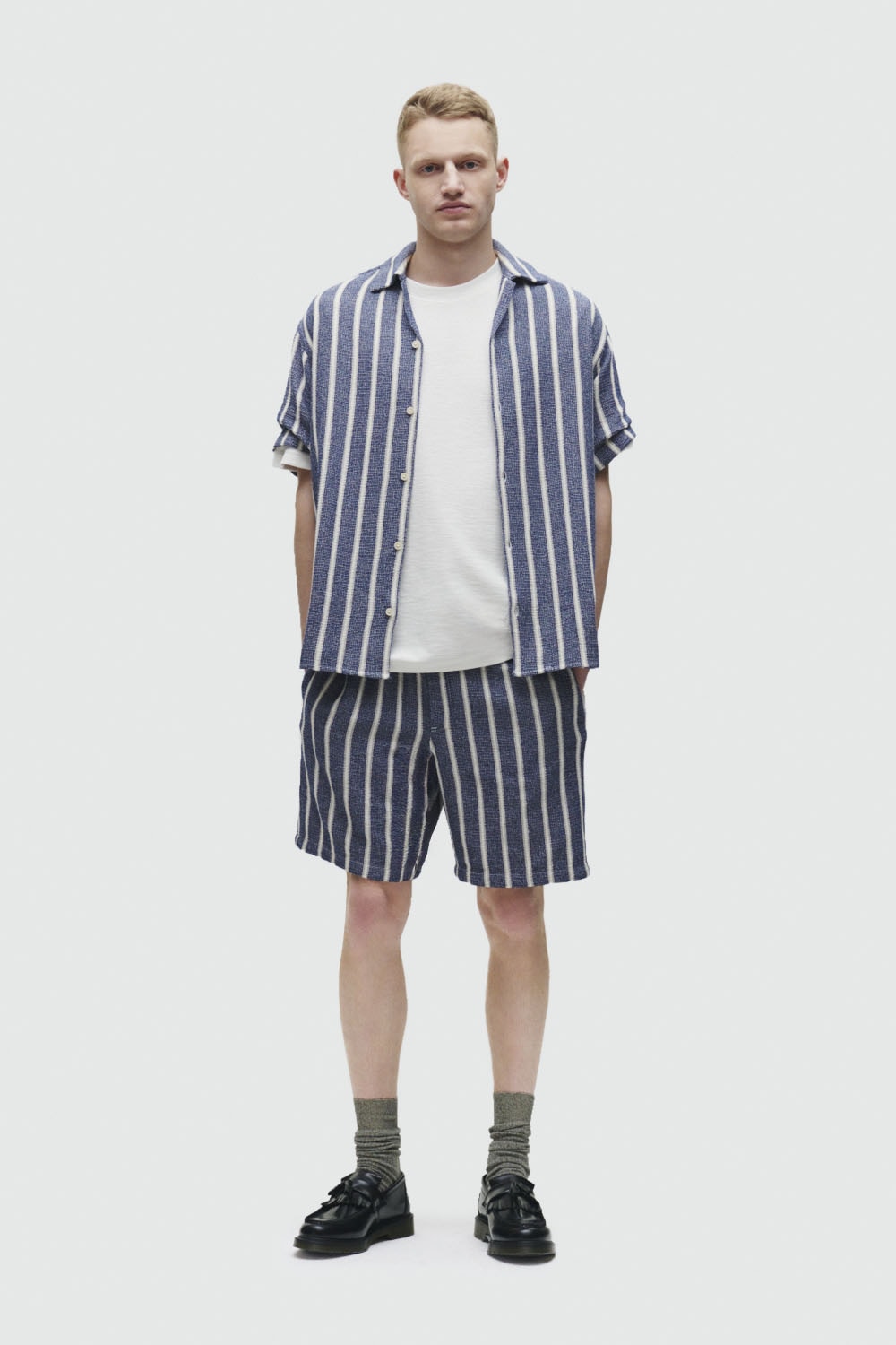 Jack & Jones Kurzarmhemd »JORCOBA STRIPE RESORT SHIRT SS SN«