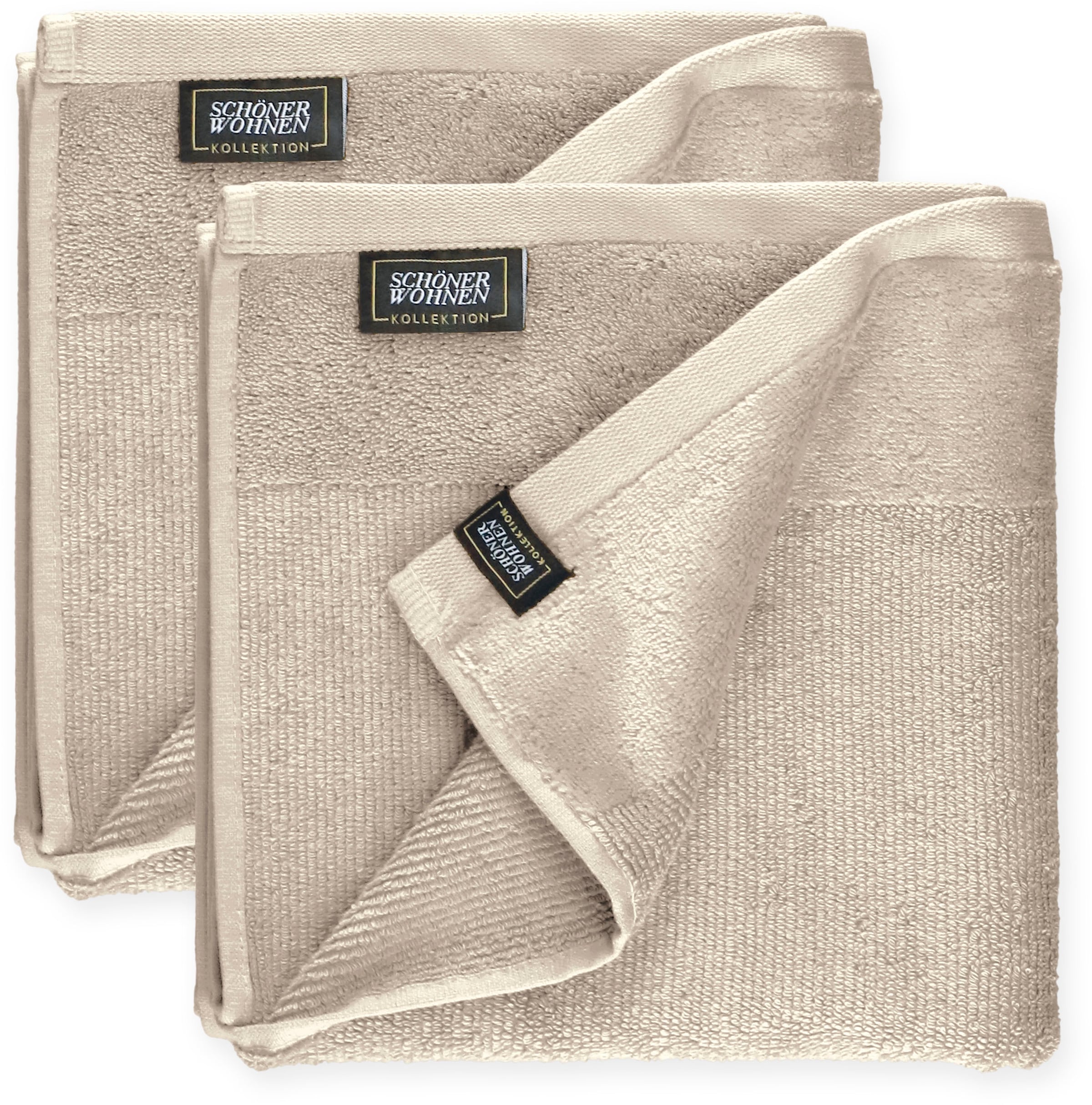 Airtouch Handtücher (2 SCHÖNER Velourborte, super OTTO weich »Sense«, bei Qualität, WOHNEN-Kollektion mit St.), hautschmeichelnde