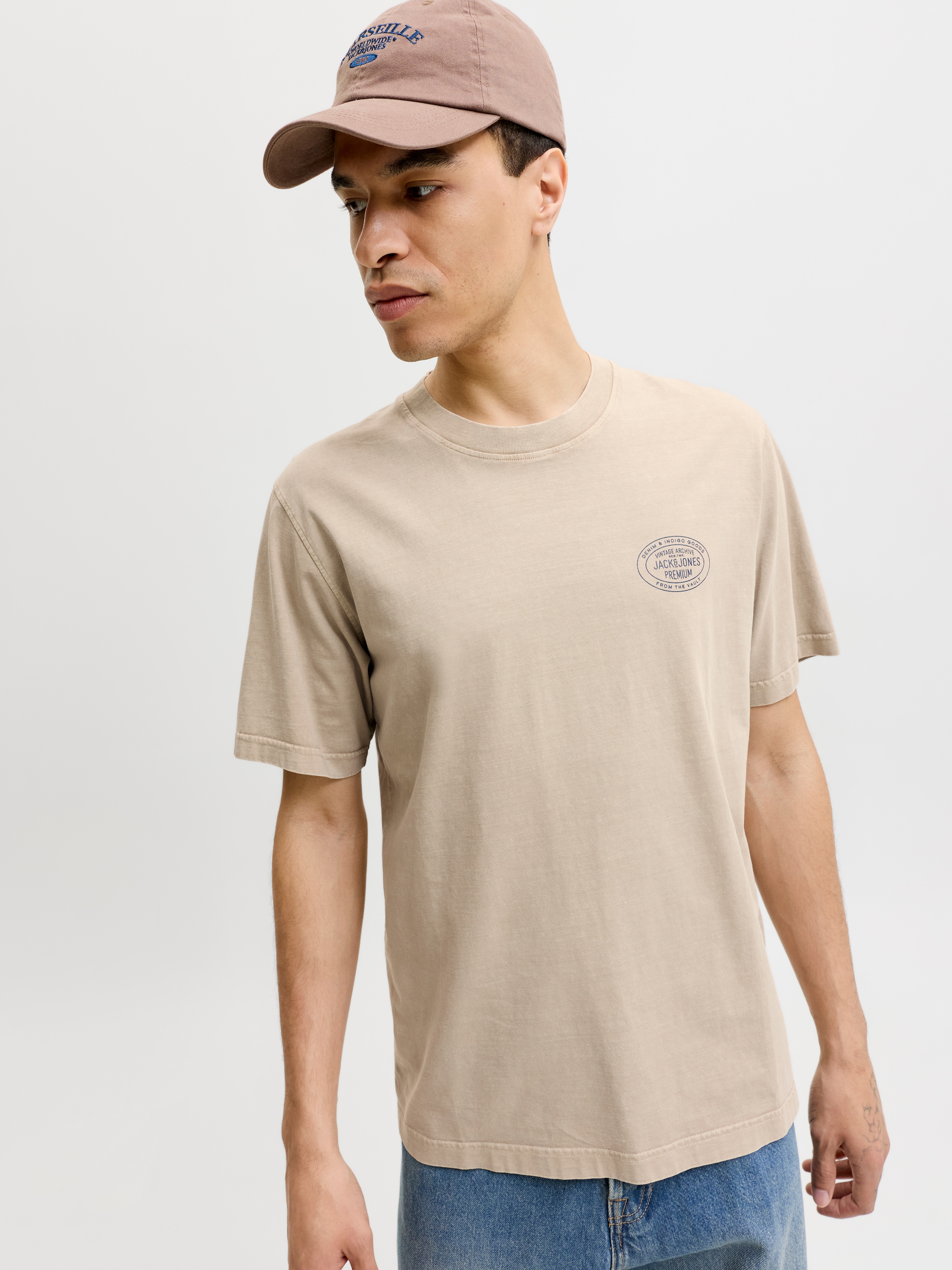 Jack & Jones T-Shirt »JPRBLUFELIX SS TEE« mit Logo Print