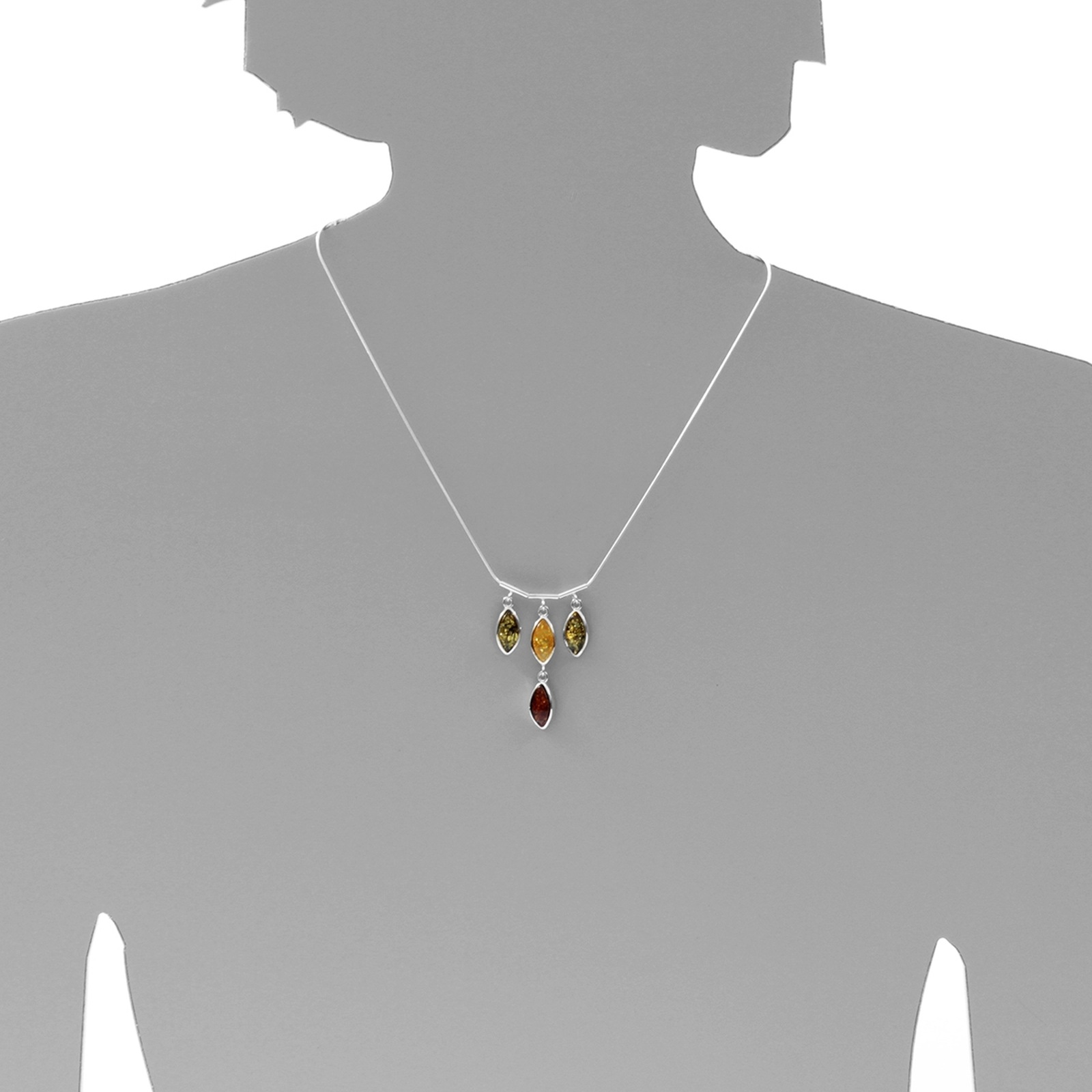 OSTSEE-SCHMUCK Collier »- Tadira - Silber 925/000 - Bernstein«