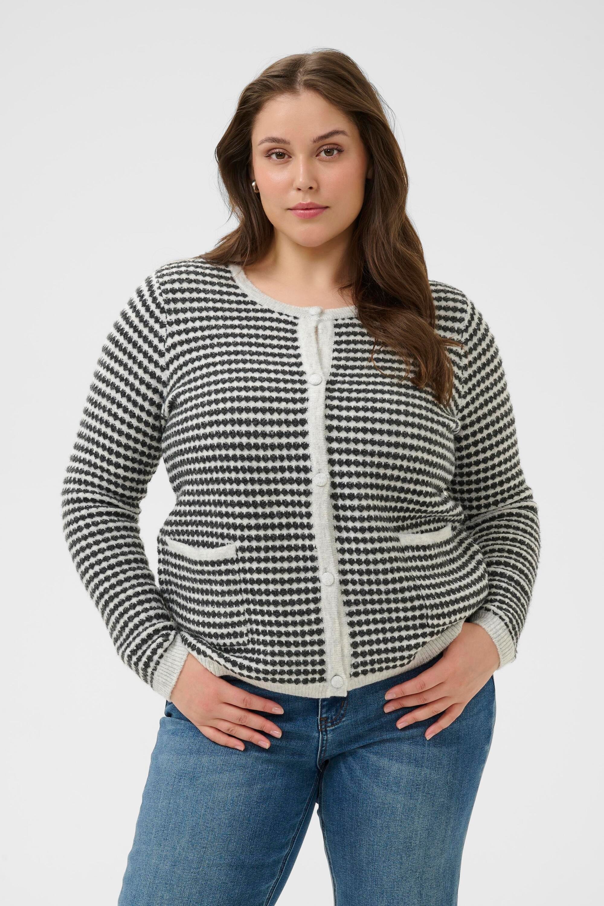 KAFFE Curve Strickjacke »Damen Strickjacke KCelanna«